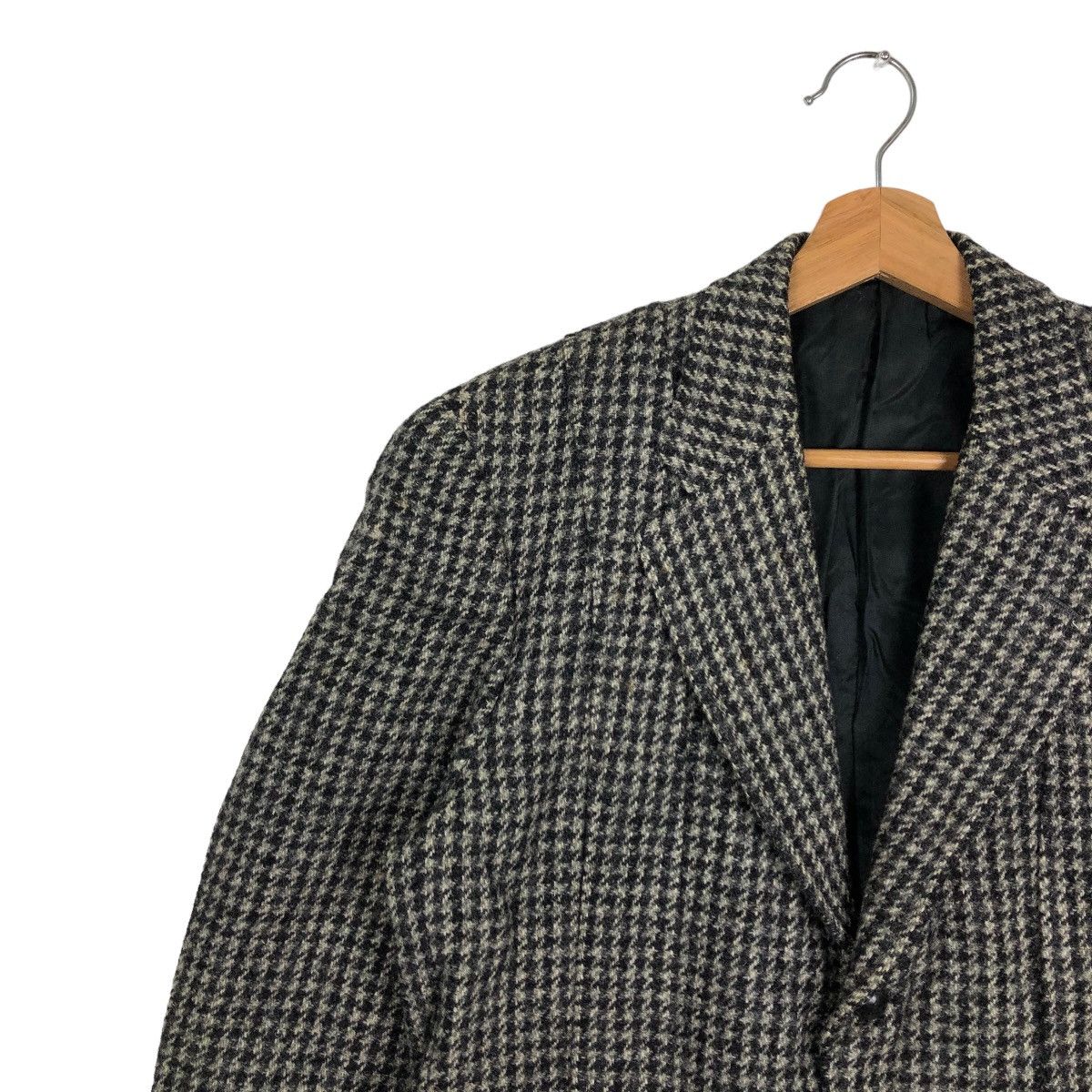 Harris Tweed 🔥80’s Vintage Harris Tweed Wool Jacket Herringbone Design Size M / US 6-8 / IT 42-44 - 7 Thumbnail