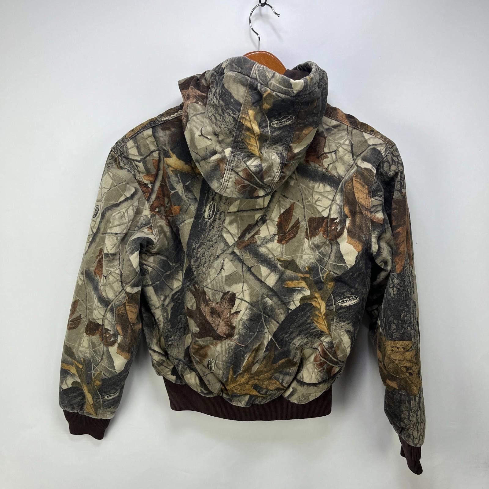 Realtree Vintage Realtree Camo Zip Up Hooded Jacket Size 18 Youth XL Size ONE SIZE - 11 Thumbnail