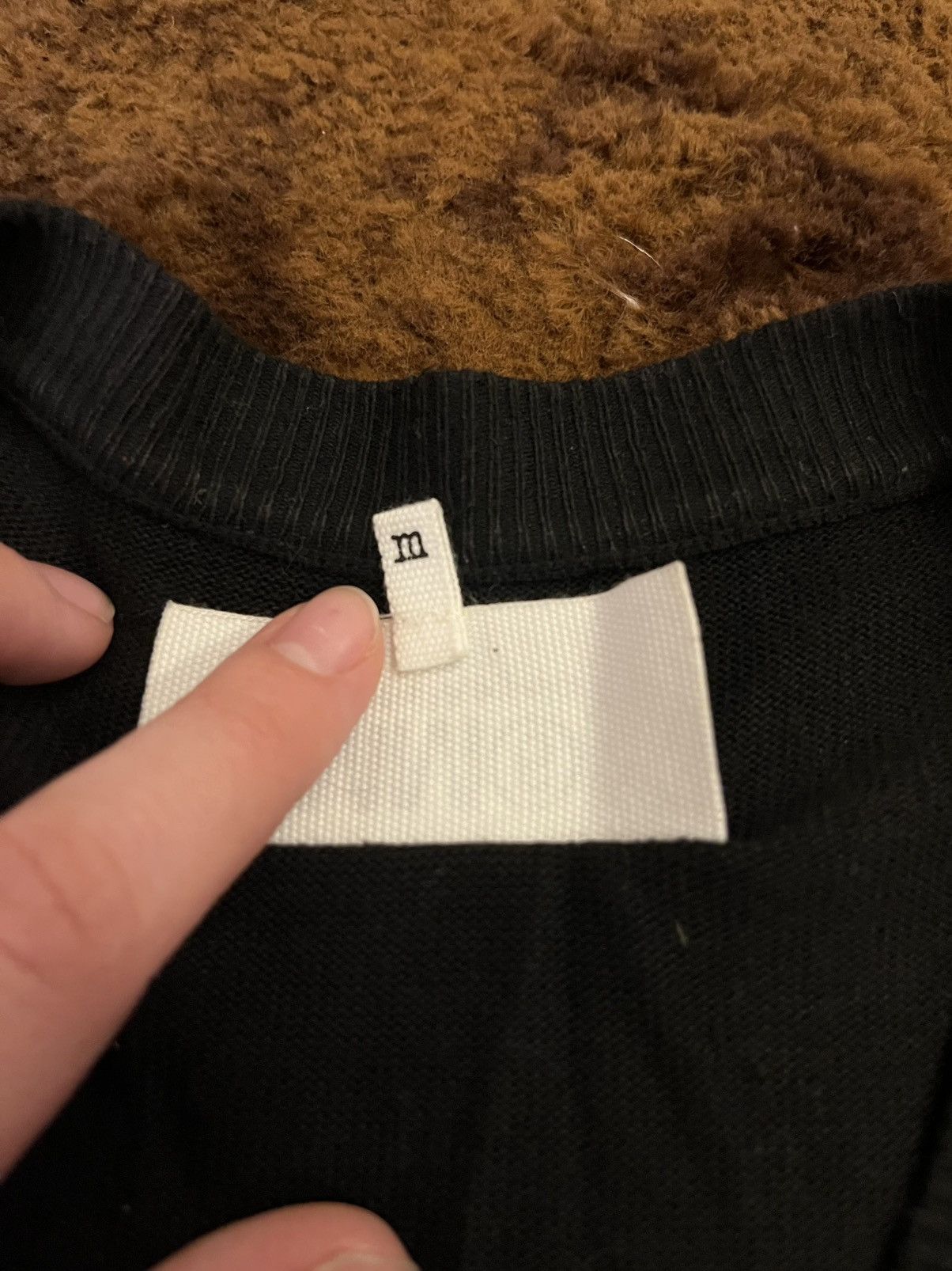 Maison Margiela MM6 Maison Margiela Black Logo Sweater knitwear Size M / US 6-8 / IT 42-44 - 6 Thumbnail