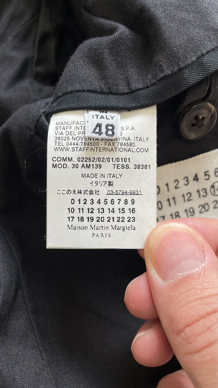 Maison Margiela S/S 10 Blue Cotton Mac Caban Jacket Size US M / EU 48-50 / 2 - 12 Thumbnail