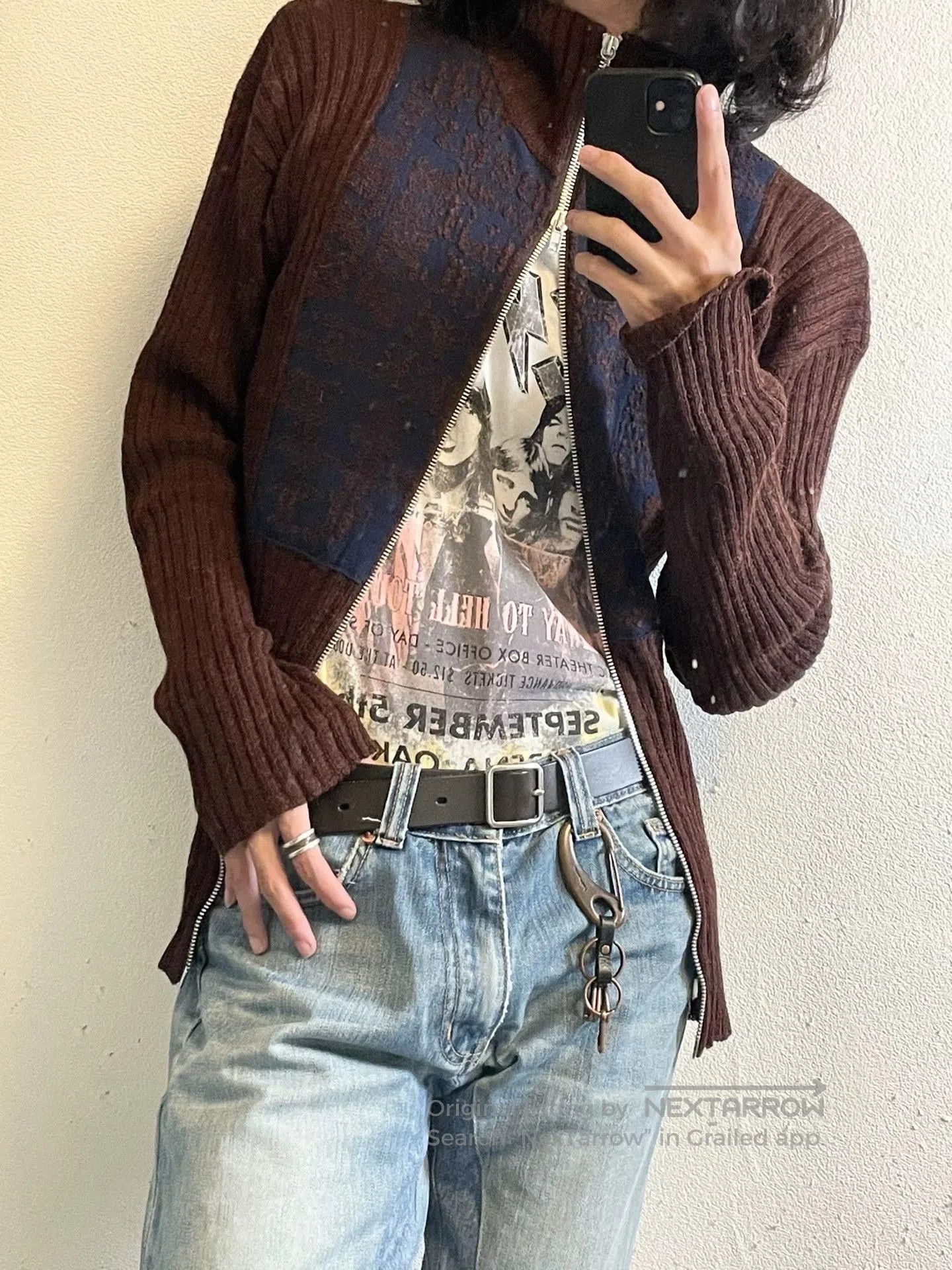 Jean Paul Gaultier Brown Zip. Size US L / EU 52-54 / 3 - 2 Thumbnail