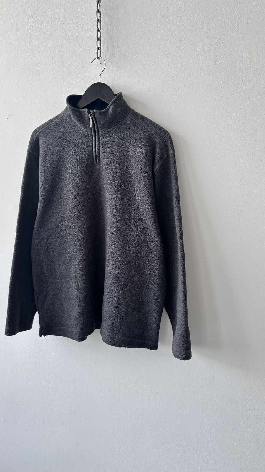 Yves Saint Laurent Yves Saint Laurent YSL Pour Homme 1/4 Zip Fleece Pullover Size US XL / EU 56 / 4 - 4 Thumbnail