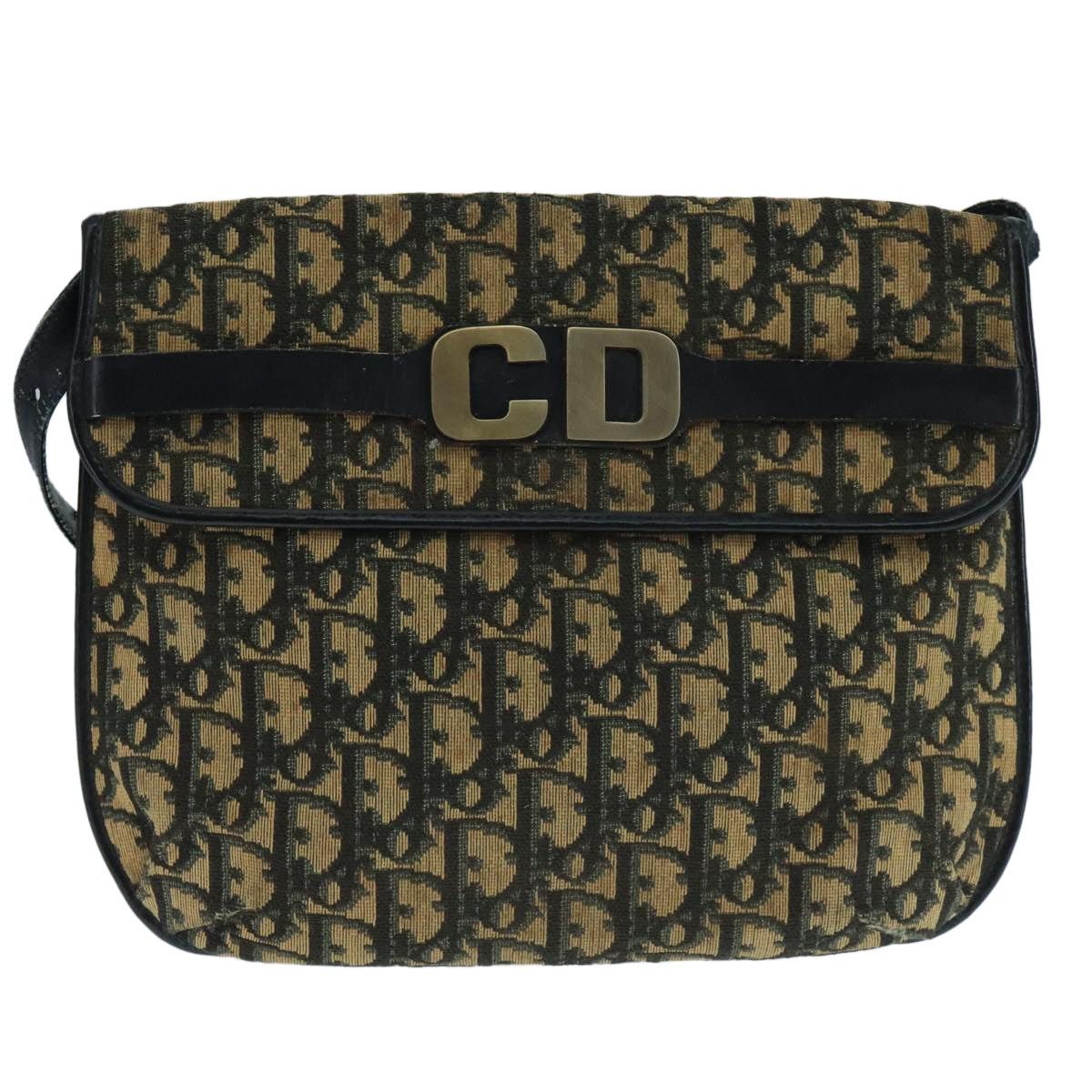 Dior DIOR Trotter Canvas Shoulder Bag Navy Size ONE SIZE - 2 Thumbnail