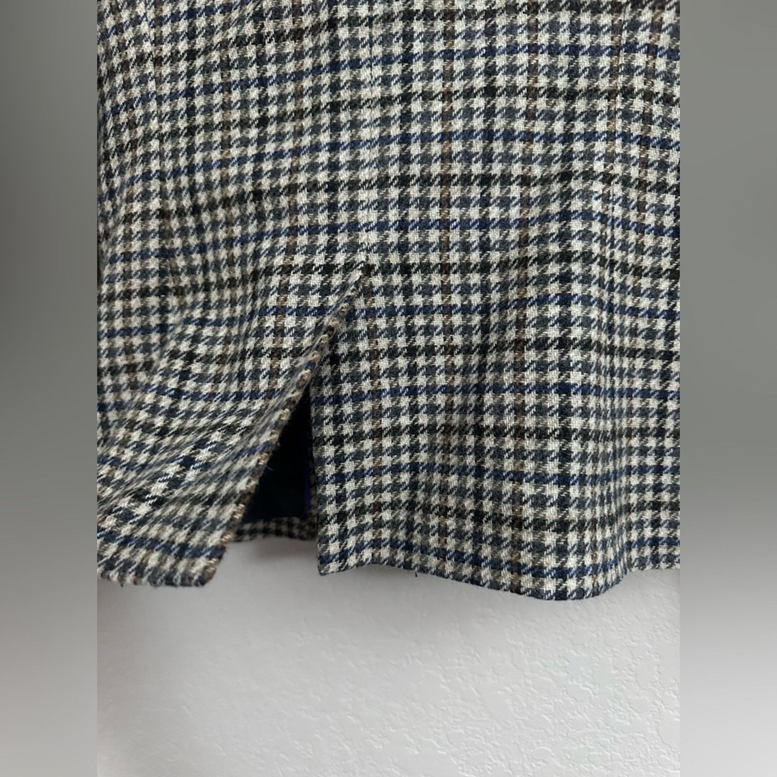 J.Crew J Crew Campbell Moon Houndstooth Wool Blazer Womens Sz 4 Size S / US 4 / IT 40 - 7 Thumbnail