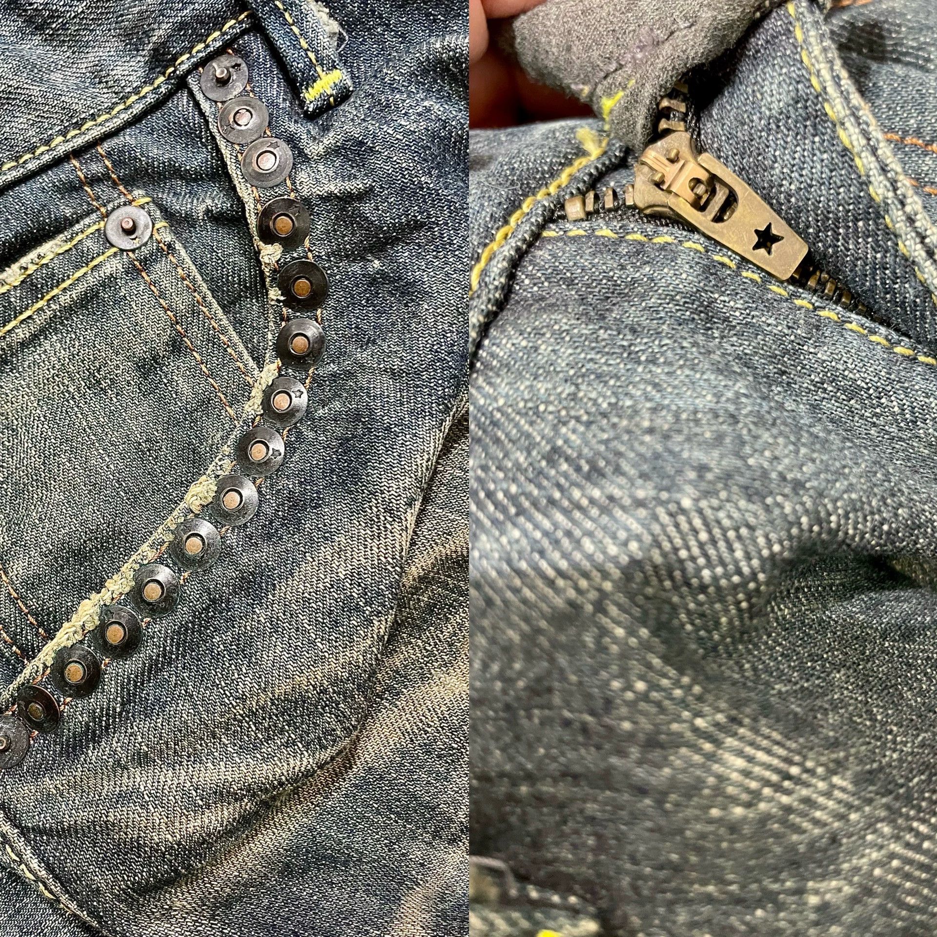 Levi's LEVI'S Black Star Ultra Low Rise 30 Japan Size US 30 / EU 46 - 9 Thumbnail