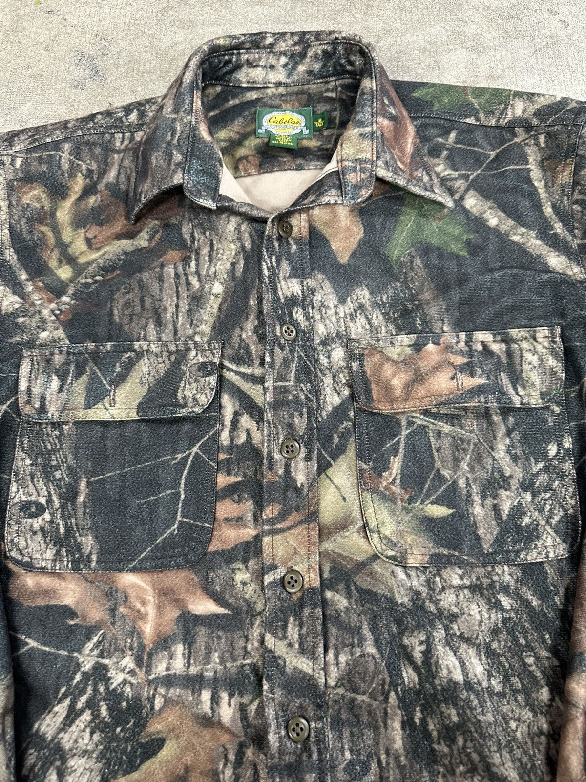 Cabelas × Vintage Crazy Y2K Cabela’s Mossy Oak Camoflauge Button Up Size US M / EU 48-50 / 2 - 4 Thumbnail