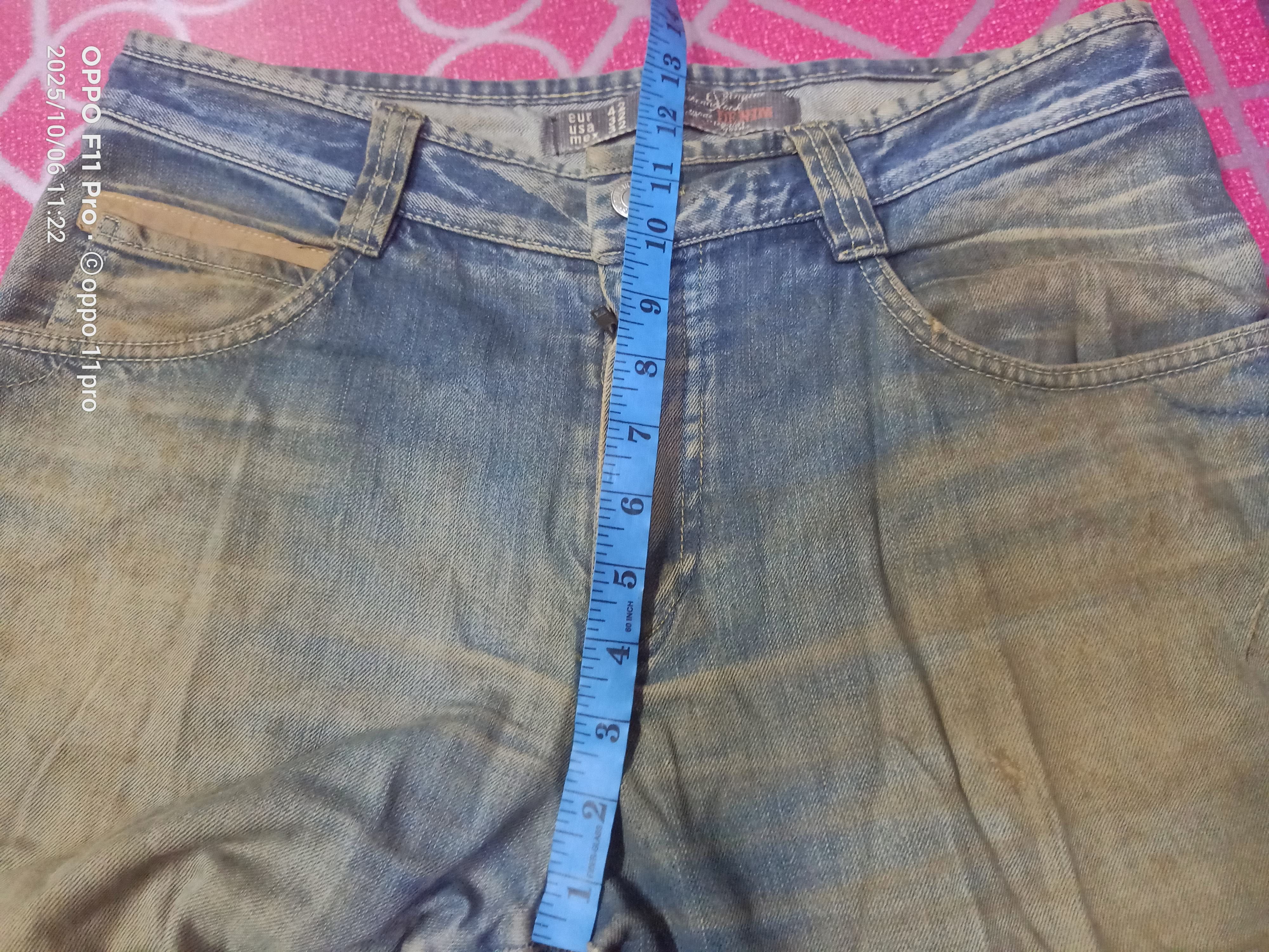 If Six Was Nine 🌟Zara Distressdenim Flare Men Denim 🌟 Size US 34 / EU 50 - 9 Thumbnail