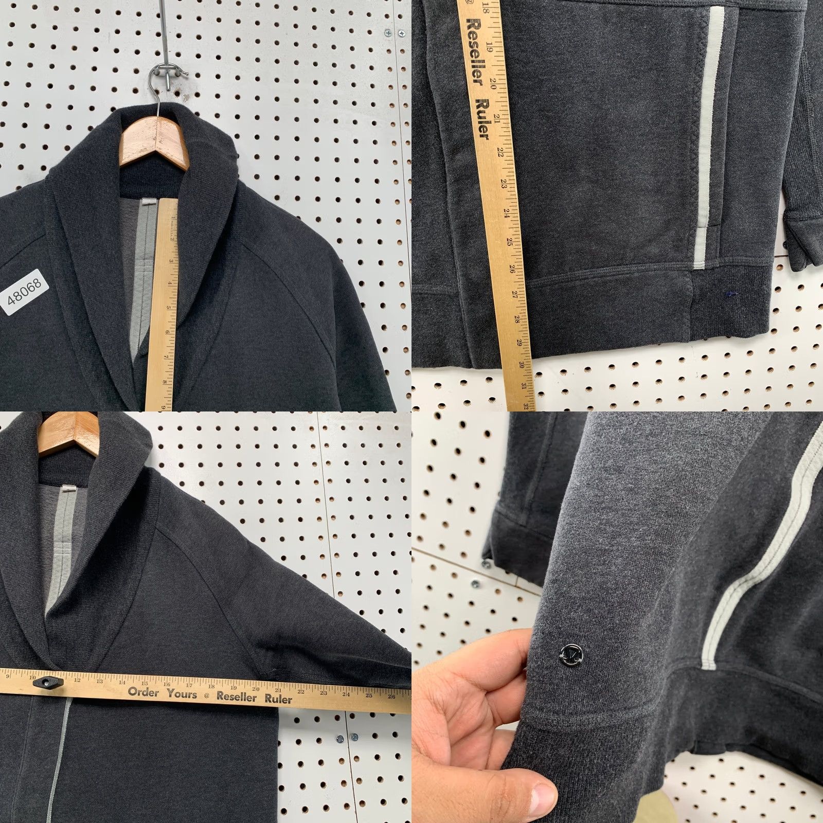 Lululemon Lululemon Cardigan Sweatshirt Womens Size 10 Yin To My Yang Fleece Reflective Size XXS / US 00 / IT 34 - 8 Thumbnail