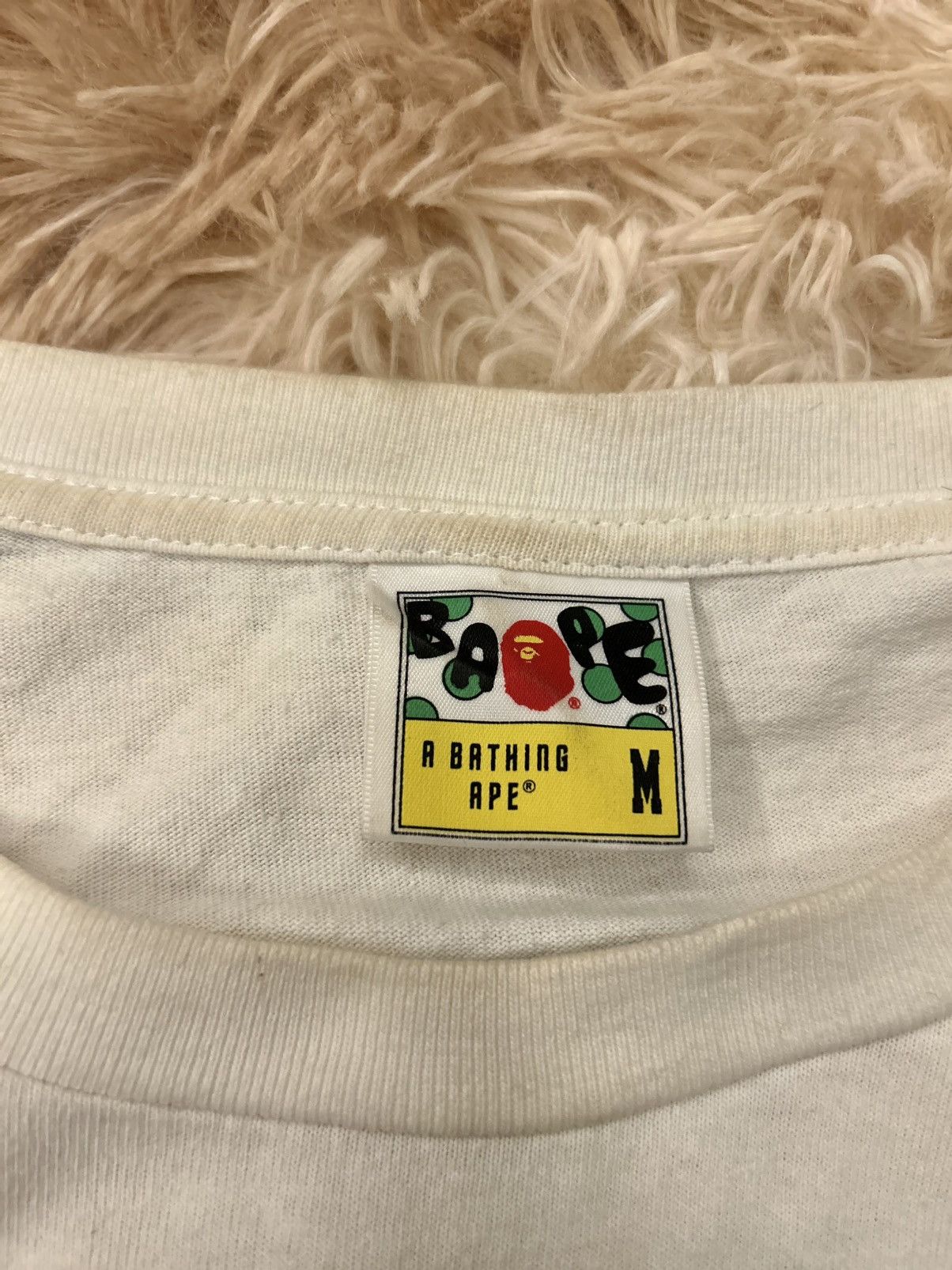 Bape BAPE MULTICOLOURED BIG BOTH SIDES HEAD LOGO TEE Size US M / EU 48-50 / 2 - 9 Thumbnail