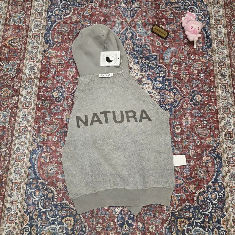 Our Legacy Our Legacy Hooded Long Sleeve Sweatshirt, Washed Gray Size US M / EU 48-50 / 2 - 4 Thumbnail