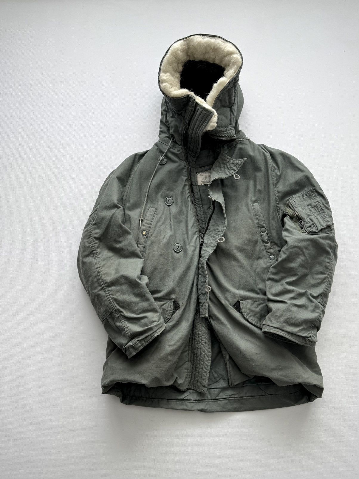 Vintage Vintage 1980s USAF N-3B Extreme Cold Weather Parka Jacket Size US M / EU 48-50 / 2 - 3 Thumbnail