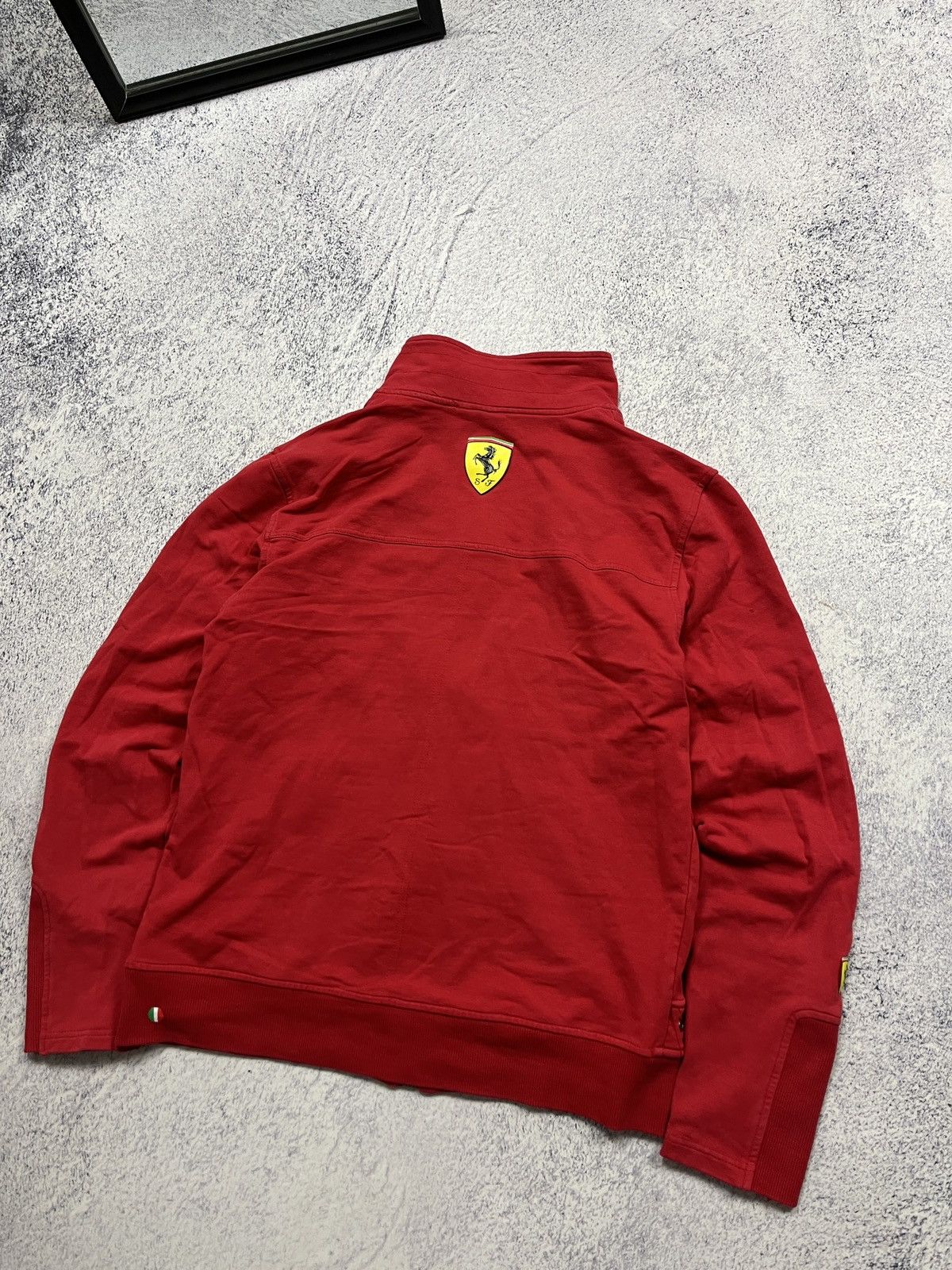 Ferrari × Vintage Vintage Ferrari Racing Jacket Track Marlboro F1 Schumacher Size M / US 6-8 / IT 42-44 - 15 Thumbnail