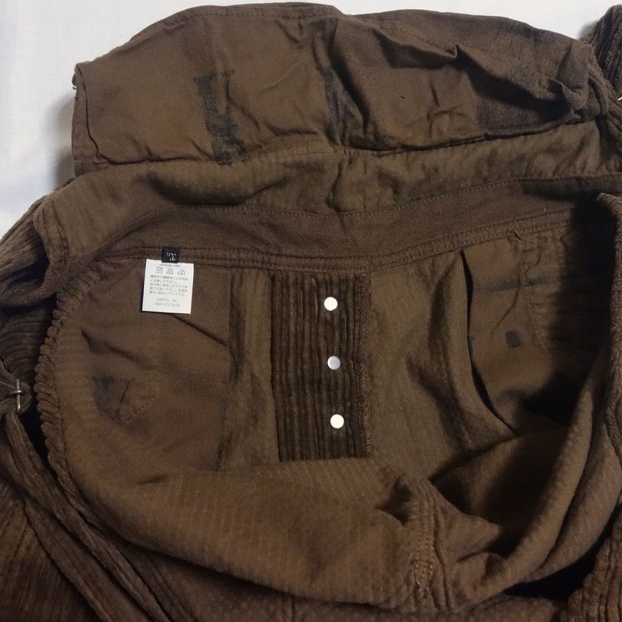 Kapital Kapital Wide-Wale Corduroy overalls Brown Size US 34 / EU 50 - 6 Thumbnail