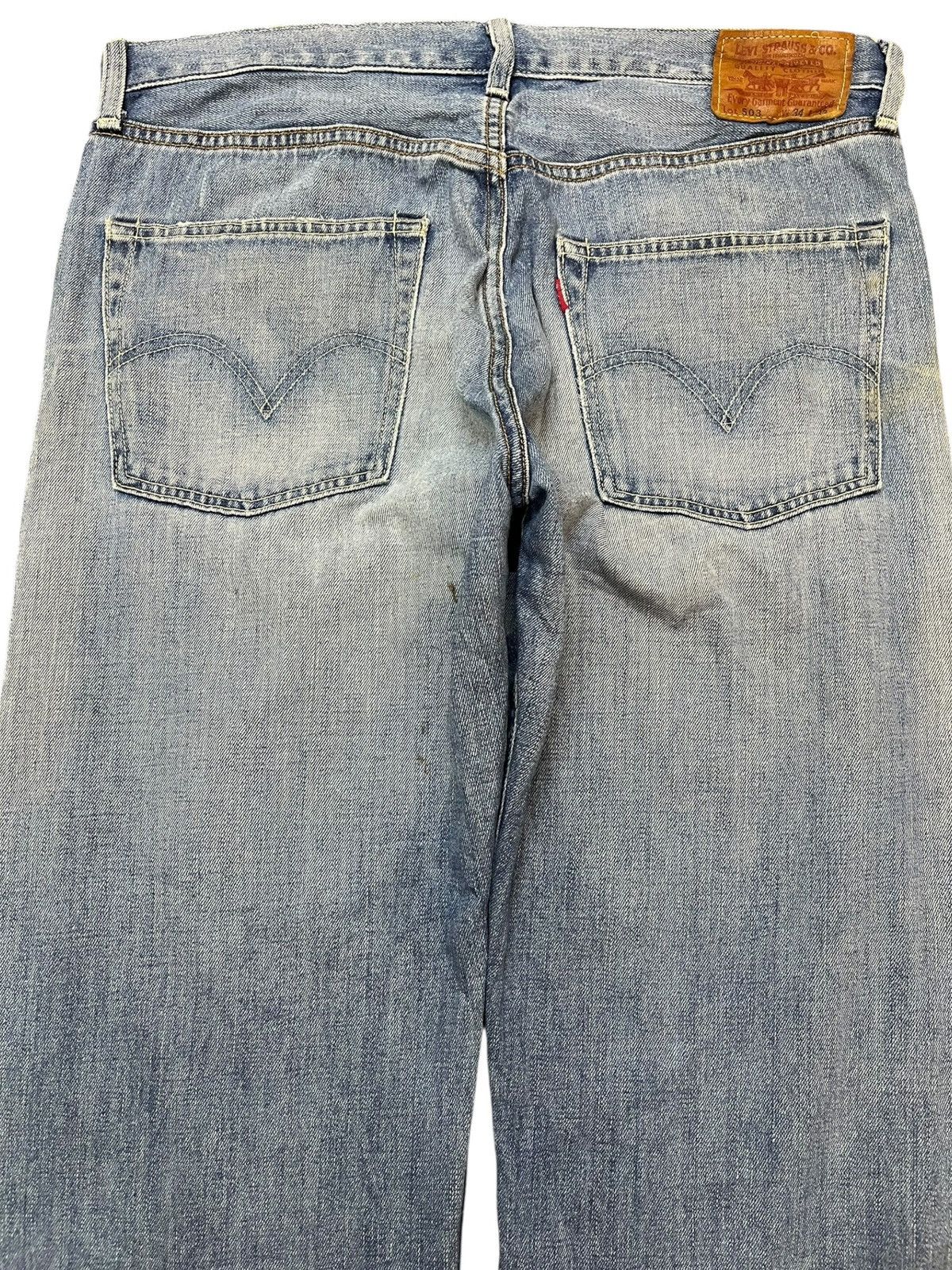 Levi's Vintage Clothing Vintage Levi’s 503 Baggy Straight Loose Distressed Denim Size US 34 / EU 50 - 6 Thumbnail