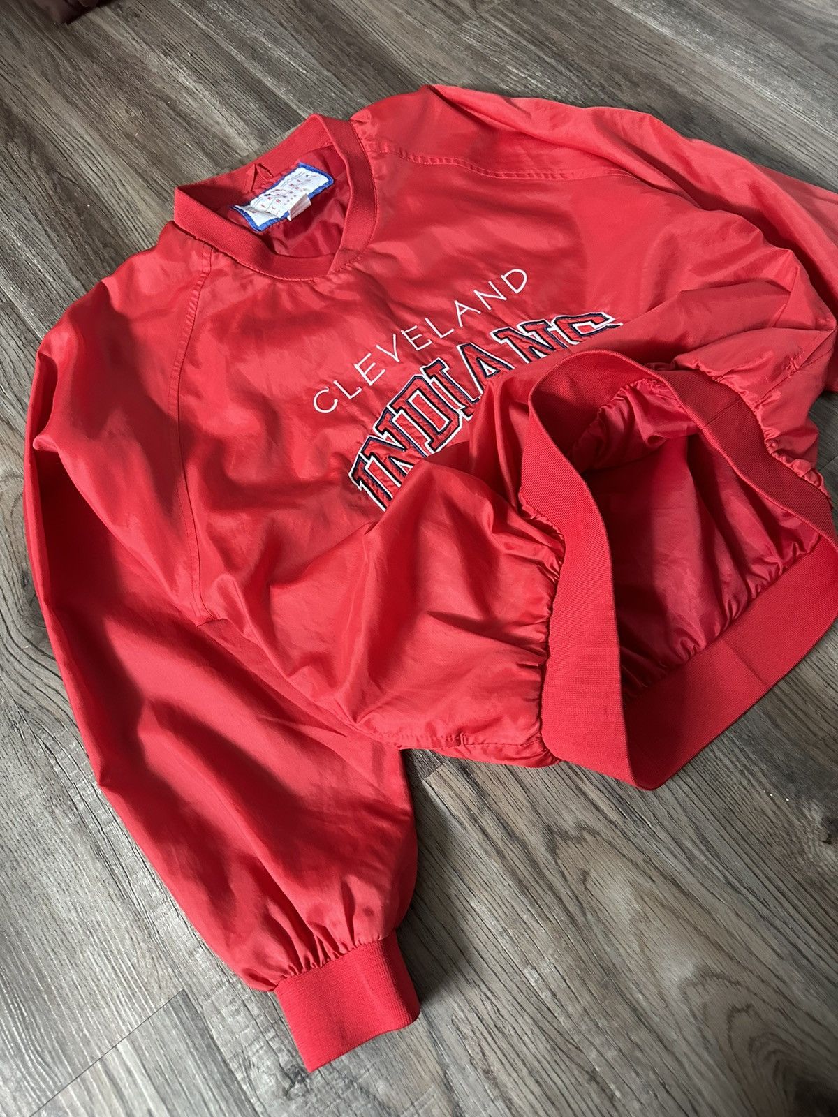MLB Vintage 90s Cleveland Indians embroidered windbreaker mlb Size US L / EU 52-54 / 3 - 6 Thumbnail