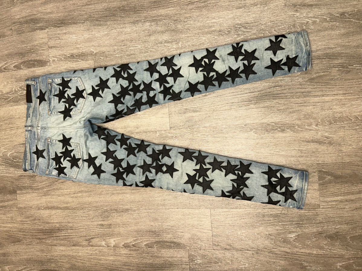 Amiri Amiri Denim Stars Size US 31 - 8 Thumbnail