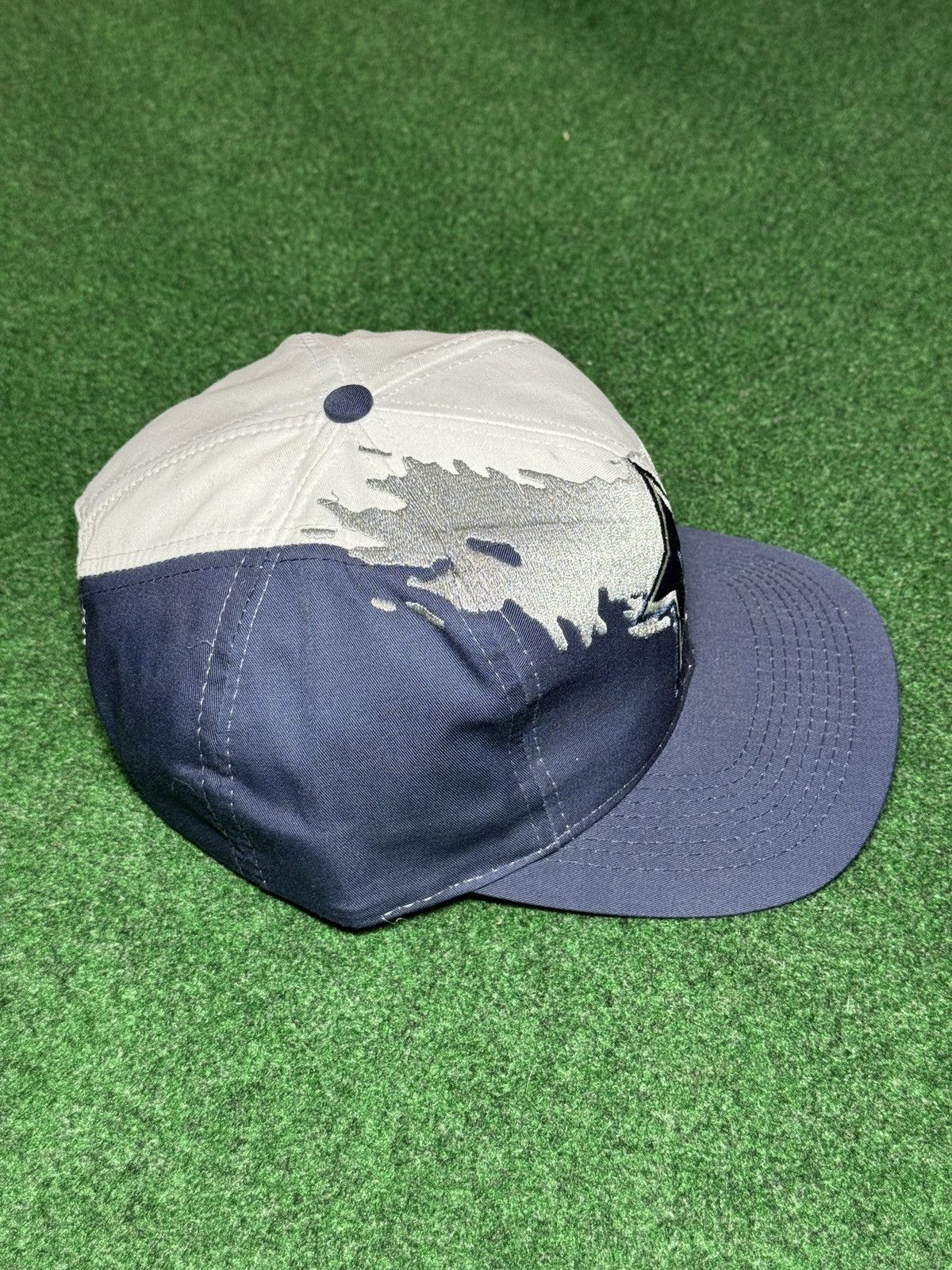 Logo Athletic Vintage Dallas Cowboys Logo 7 Splash White Snapback Hat Cap Size ONE SIZE - 2 Thumbnail
