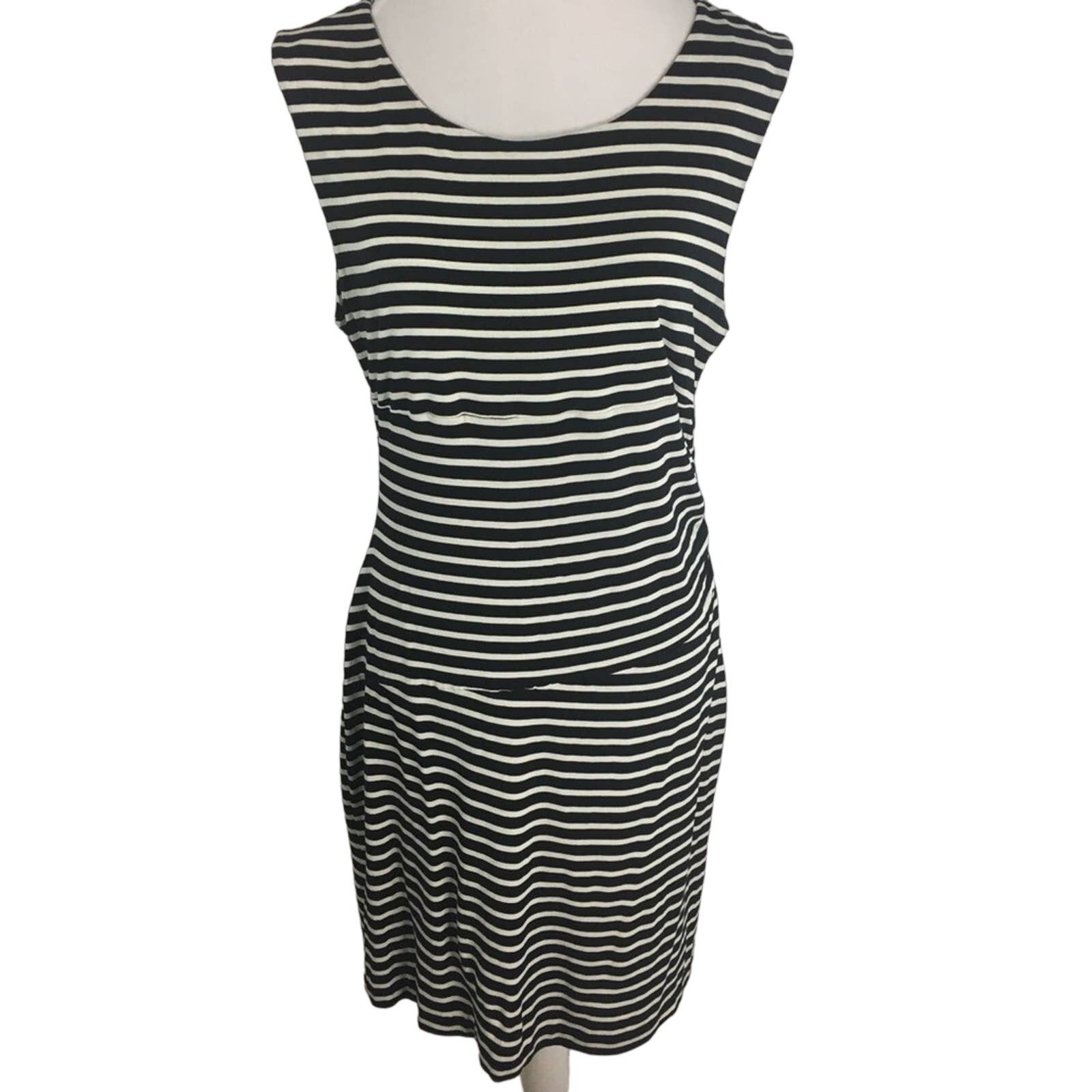 Vince Camuto Vince Camuto Women's Striped Dress Size Large Size L / US 10 / IT 46 - 1 Thumbnail