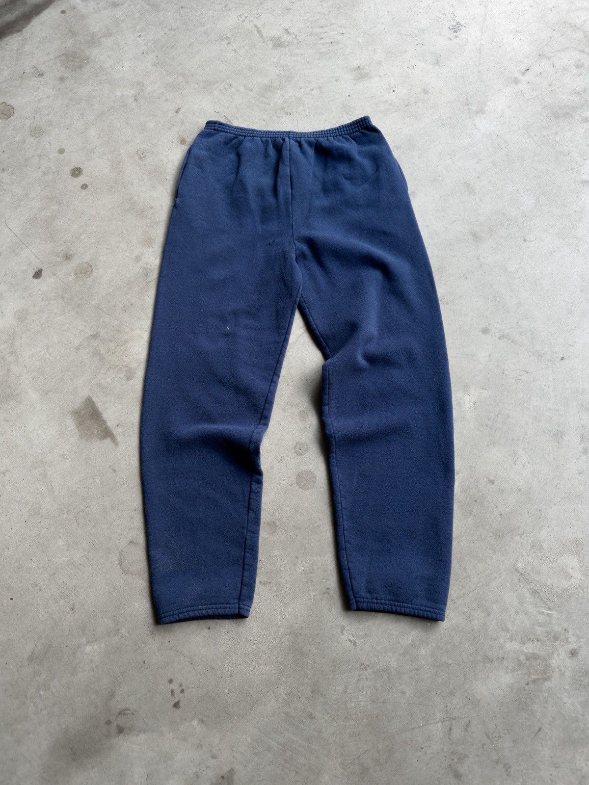 Hanes Y2K Faded Navy Blue Sweatpants - S Size 27" / US 4 / IT 40 - 2 Thumbnail