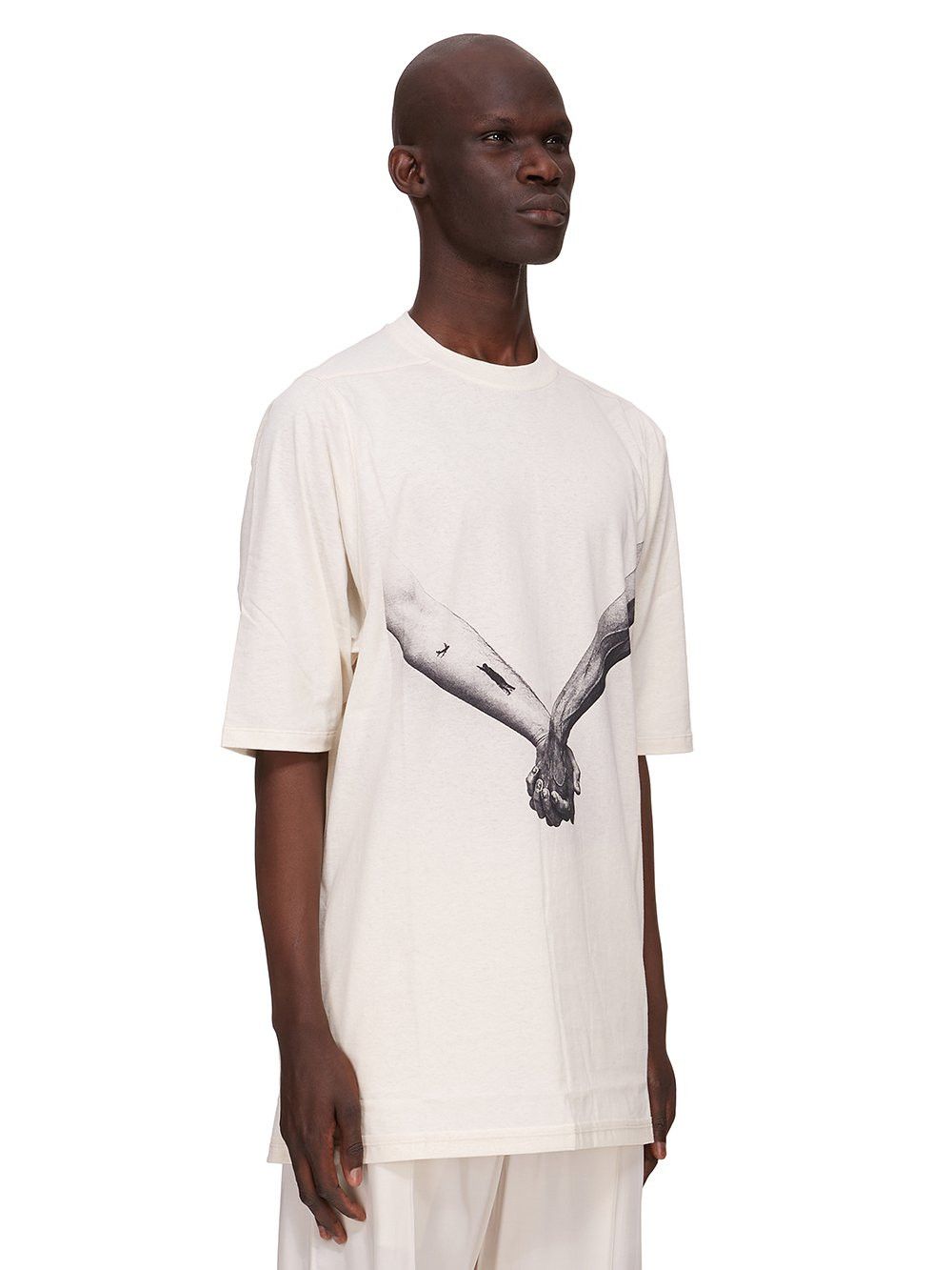 Rick Owens BNWT SS25 RICK OWENS "HOLLYWOOD" RUNWAY JUMBO SS T TSHIRT L Size US L / EU 52-54 / 3 - 11 Thumbnail