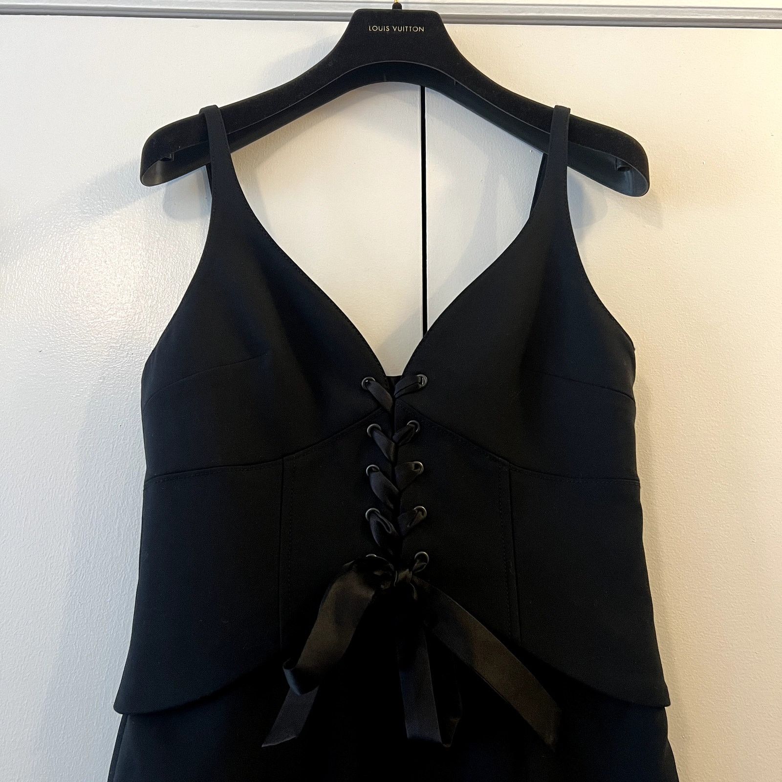 Cinq a Sept cinq a sept demia black knee length dress size 4 Size S / US 4 / IT 40 - 3 Thumbnail