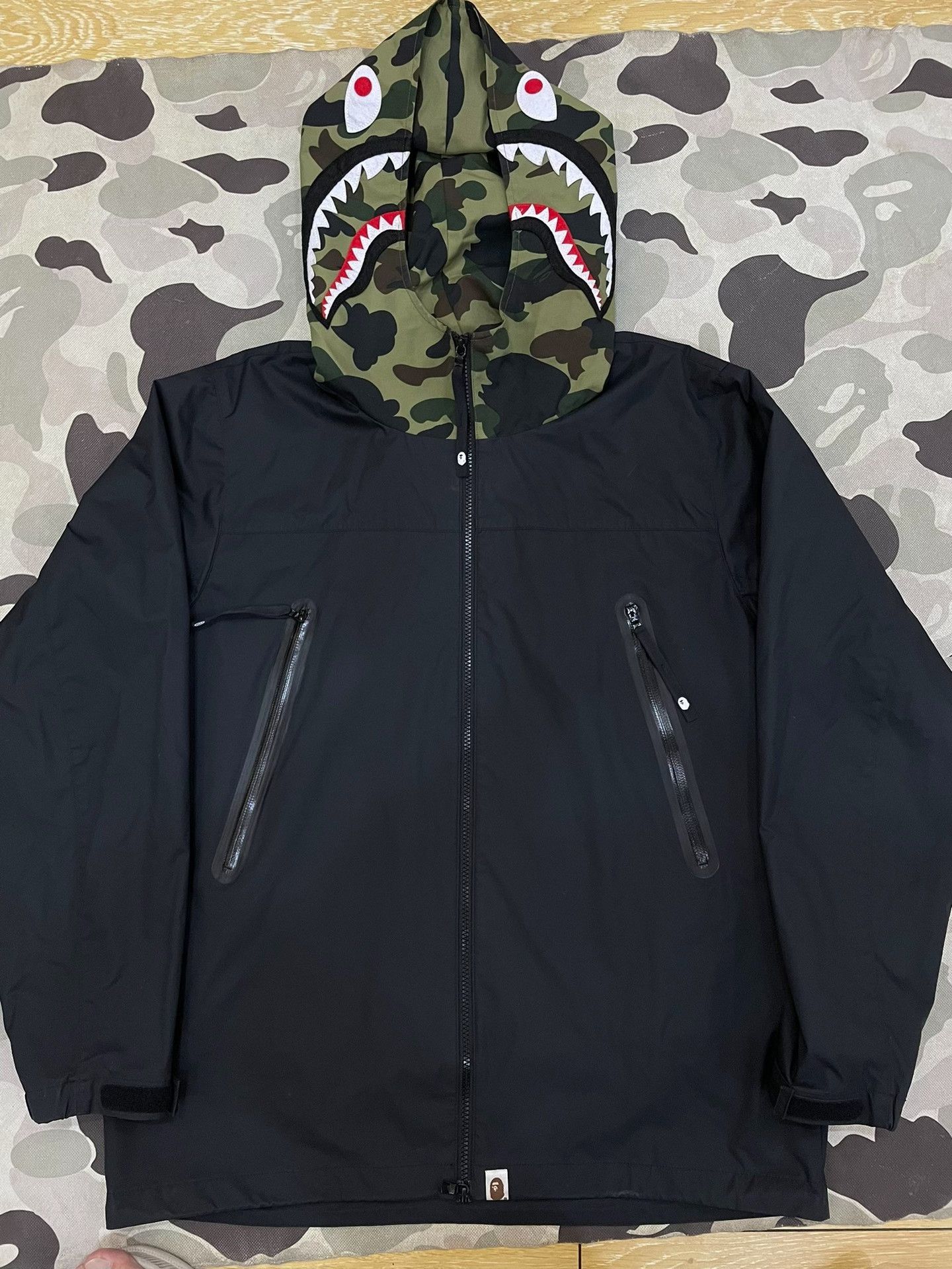 Bape Bape Black Camo Jacket Outerwear Size US XL / EU 56 / 4 - 1 Preview