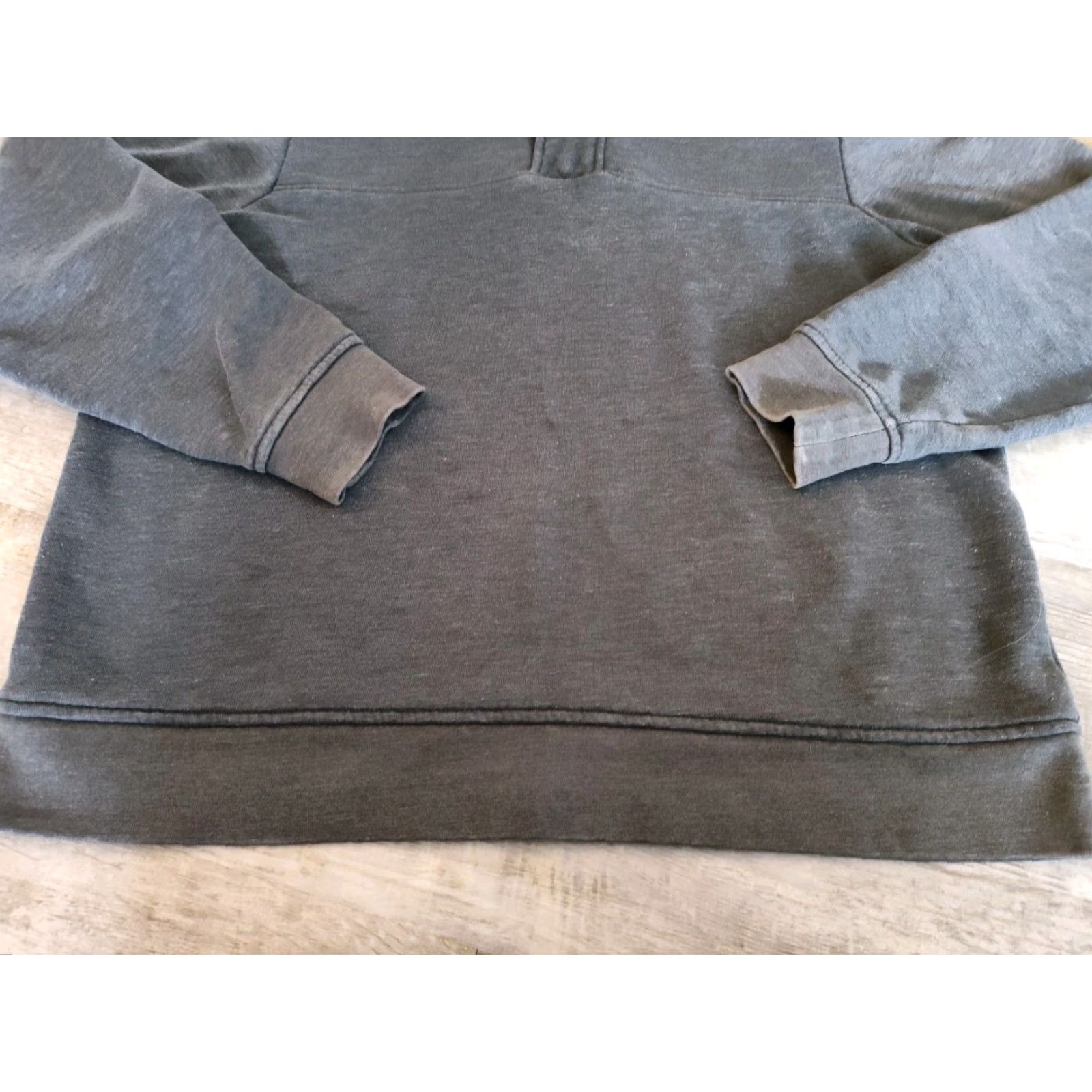 Orvis Orvis Men’s Pullover Sweatshirt Gray 1/4 Zip Snap Button L Fleece Lined Mock Neck Outdoorsmen Mens Size Large Size US L / EU 52-54 / 3 - 2 Thumbnail