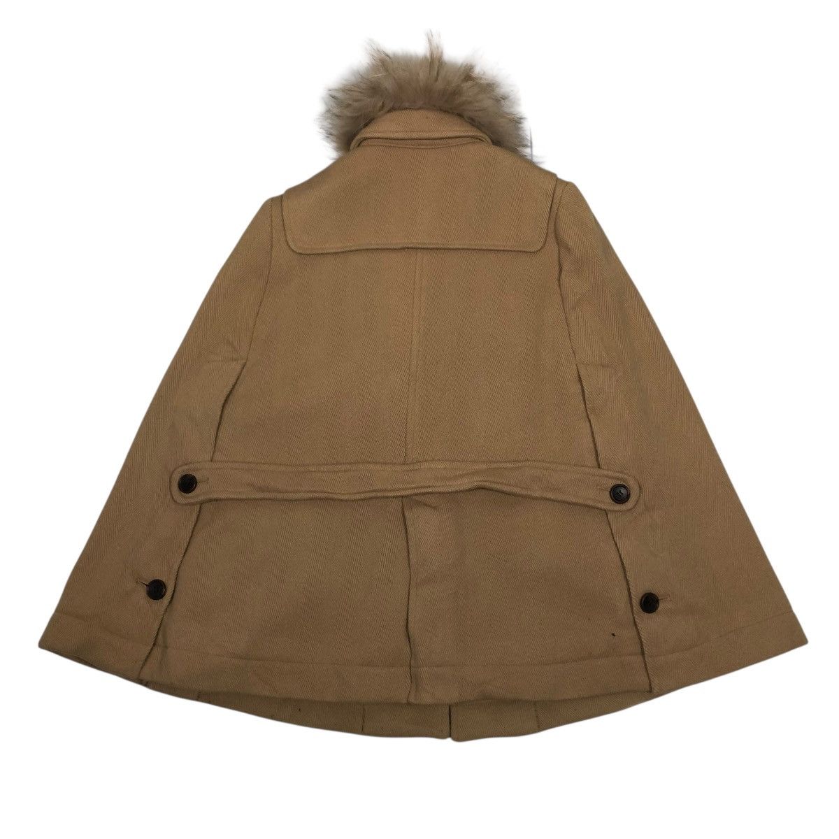 Japanese Brand 🔥VINTAGE WOOL CUPRA CLOAKS JOURNAL STANDARD FUR ISSEY MIYAKE Size US M / EU 48-50 / 2 - 2 Thumbnail
