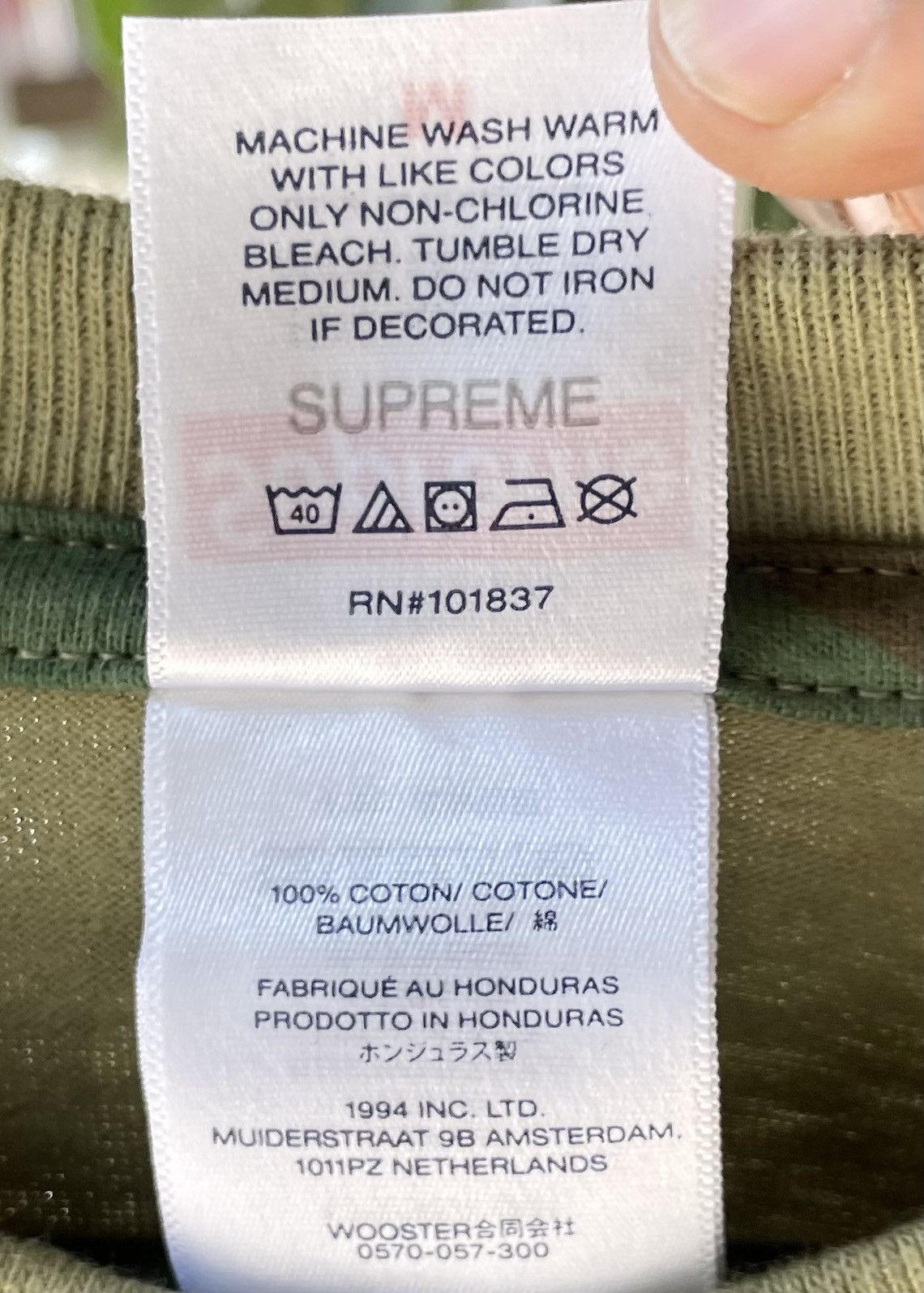Supreme Supreme Playboi Carti Tee Woodland Camo Size US M / EU 48-50 / 2 - 5 Thumbnail