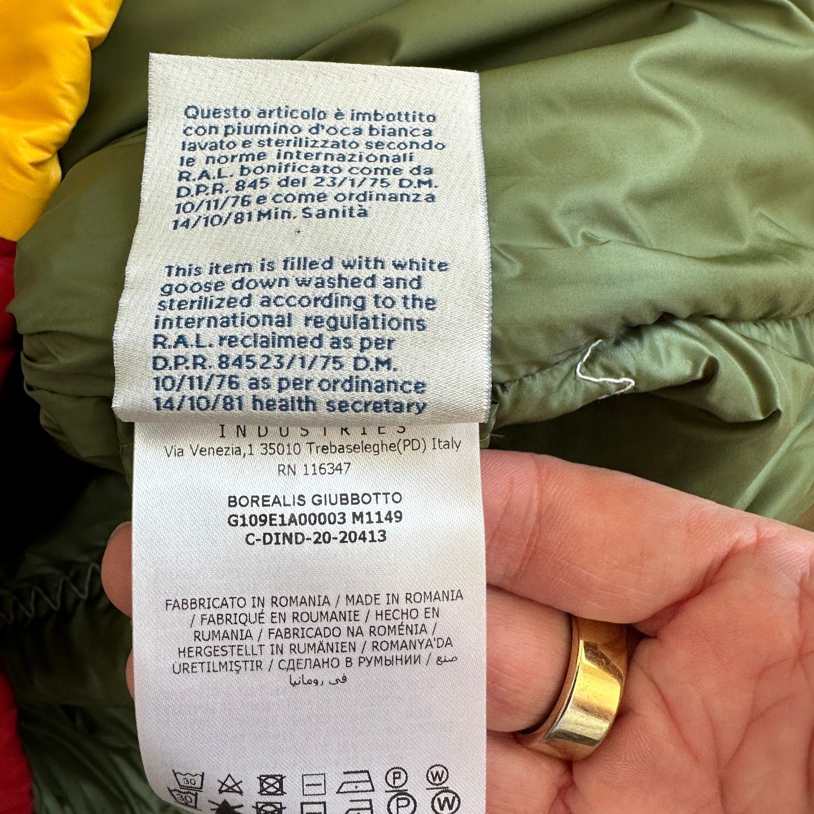 Moncler Genius Moncler Genius 1 Down Jacket Multi Color Block 2 / Medium Size US M / EU 48-50 / 2 - 10 Thumbnail