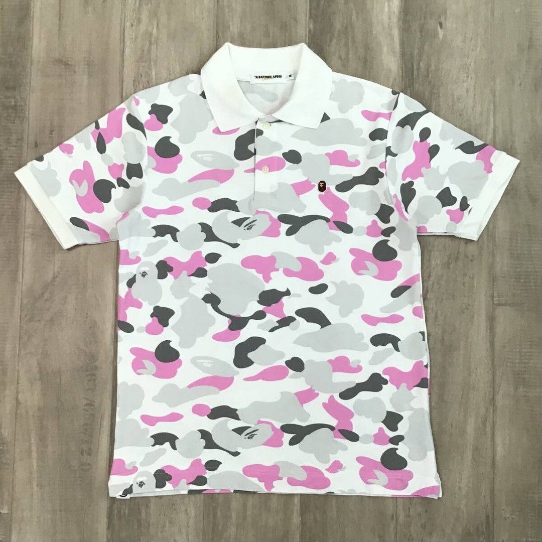 Bape × Nigo 🔥Kanazawa store camo🔥 BAPE Polo shirt a bathing ape NIGO Size US M / EU 48-50 / 2 - 1 Thumbnail