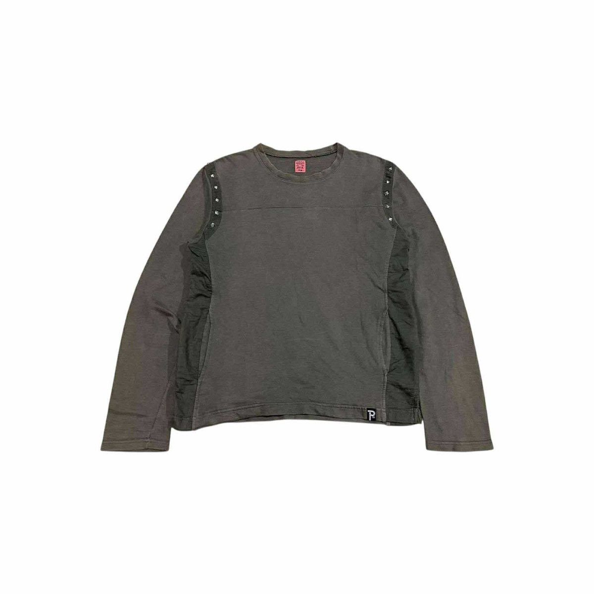 PPFM 🔥Sick Y2K PPFM Spiked Studded Sweatshirt Military Punk Size US M / EU 48-50 / 2 - 1 Thumbnail