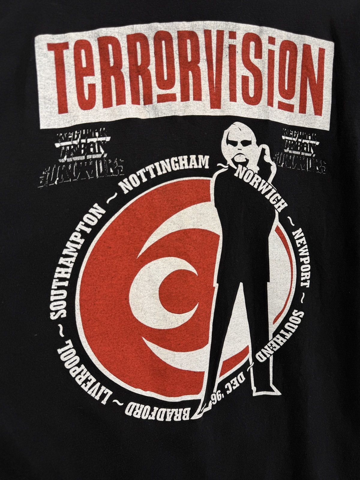 Band Tees 🇬🇧 Vintage 1996 Terrorvision Rock Band Long Sleeve Rare Retro Size US L / EU 52-54 / 3 - 9 Thumbnail