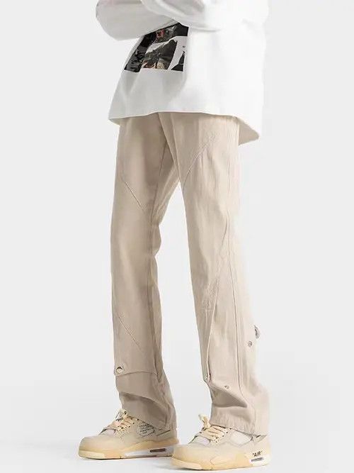 Japanese Brand Khaki High Street Vintage Loose Casual Pants Size US 33 - 4 Thumbnail