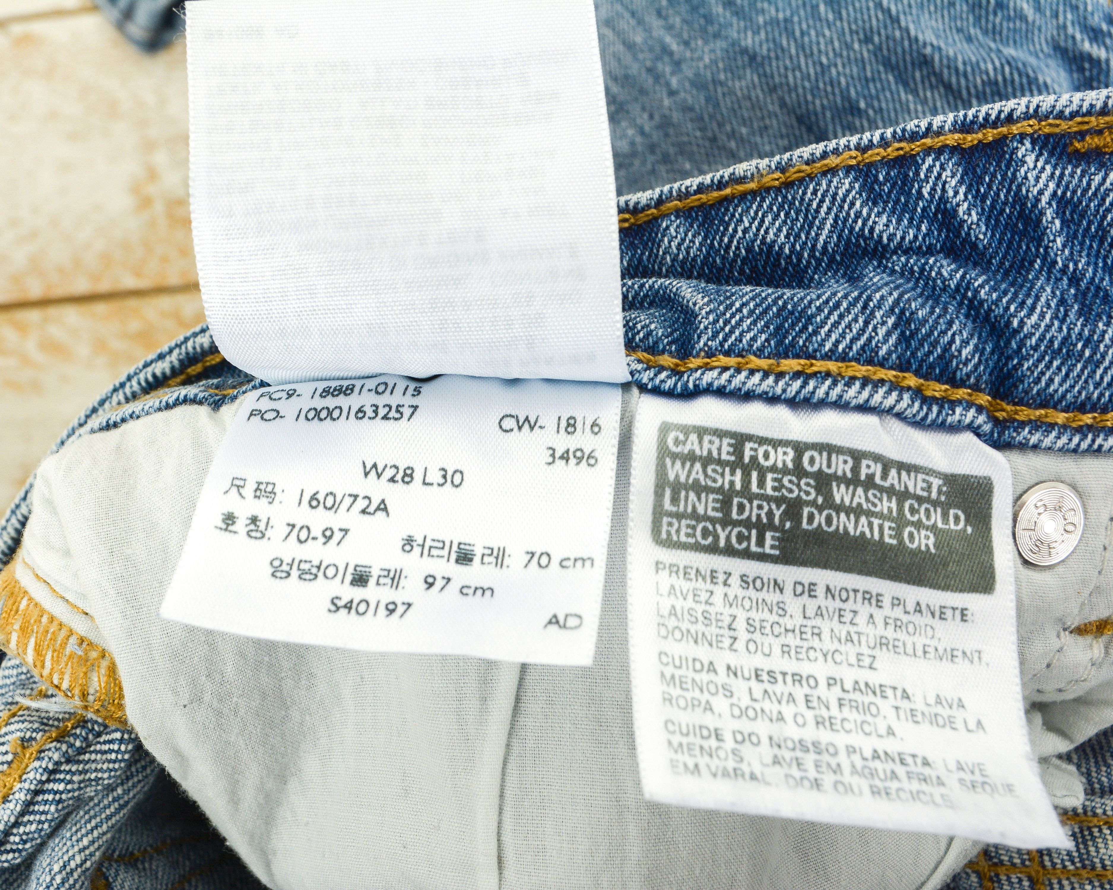 Levi's STRAUSS 711 Women W28 L30 Skinny Jeans Trousers Mid Rise Size 28" / US 6 / IT 42 - 4 Thumbnail