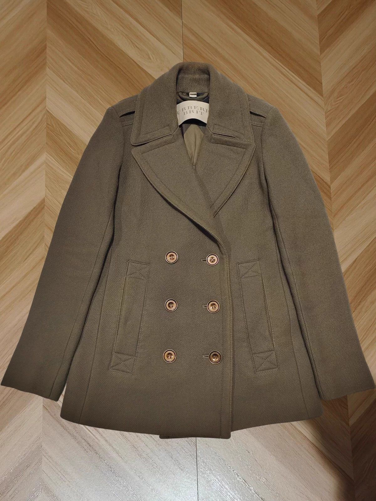 Burberry Burberry 99 New Wool Coat Size 36 Size XS / US 0-2 / IT 36-38 - 1 Thumbnail