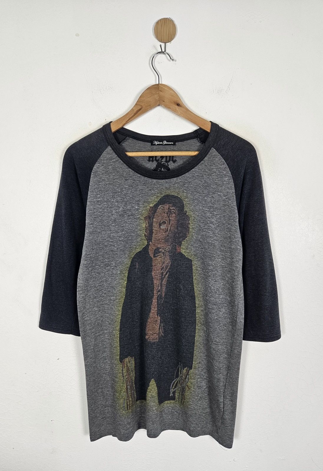 Hysteric Glamour Hysteric Glamour ACDC Angus Young raglan shirt Size S / US 4 / IT 40 - 1 Thumbnail