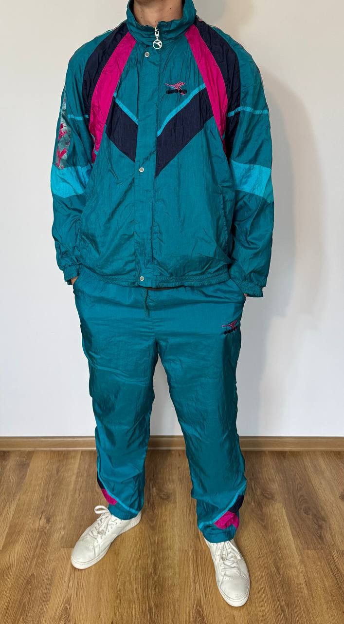 Diadora Vintage 90s' Diadora Tracksuit Size US L / EU 52-54 / 3 - 2 Thumbnail