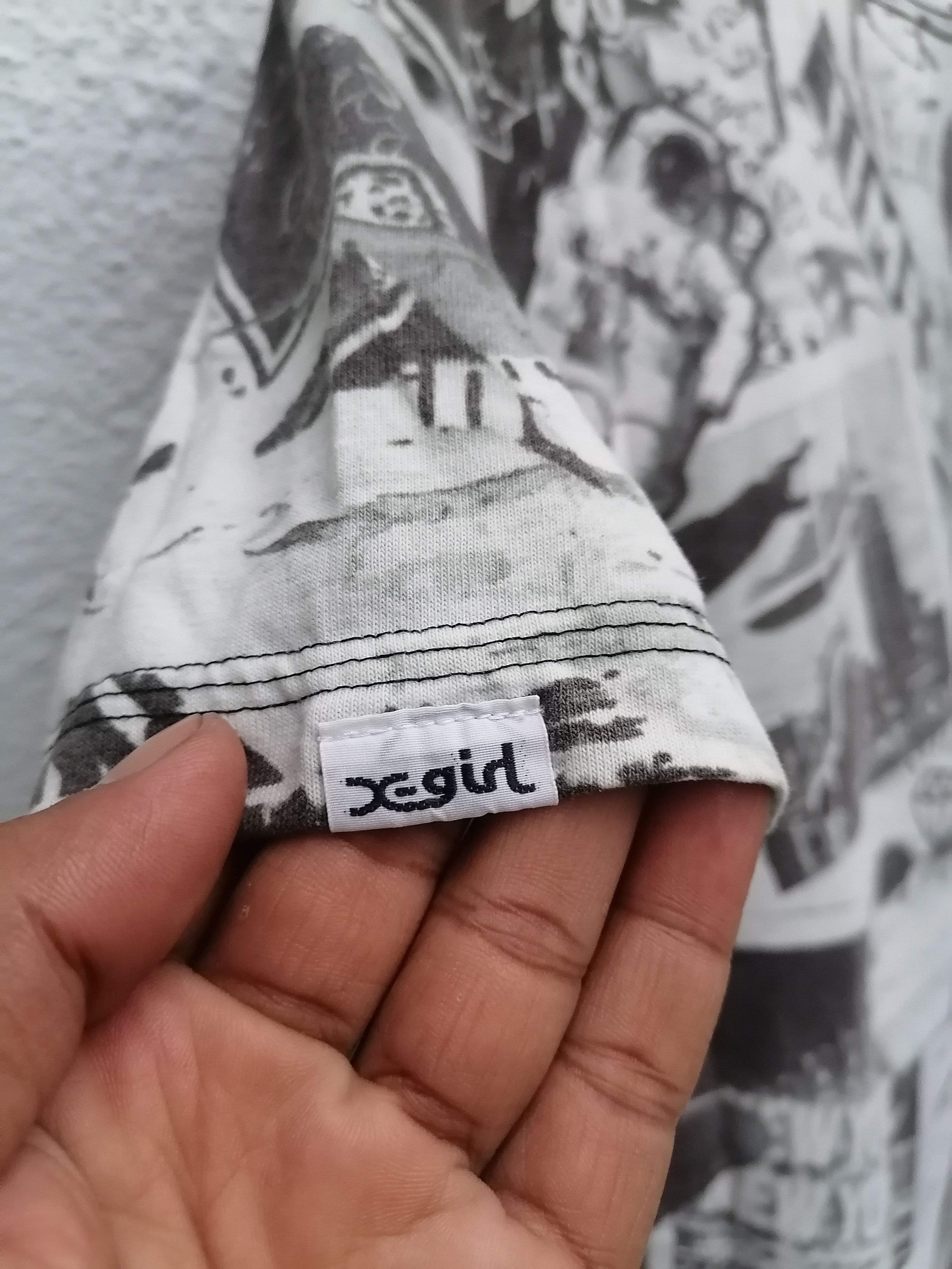 Vintage × Xlarge Over Print X-Girl Skate T-shirt Size US S / EU 44-46 / 1 - 3 Thumbnail