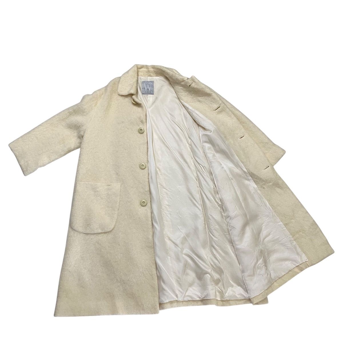 Yohji Yamamoto Yohji Yamamoto Workshop mohair overcoat Size US L / EU 52-54 / 3 - 3 Thumbnail