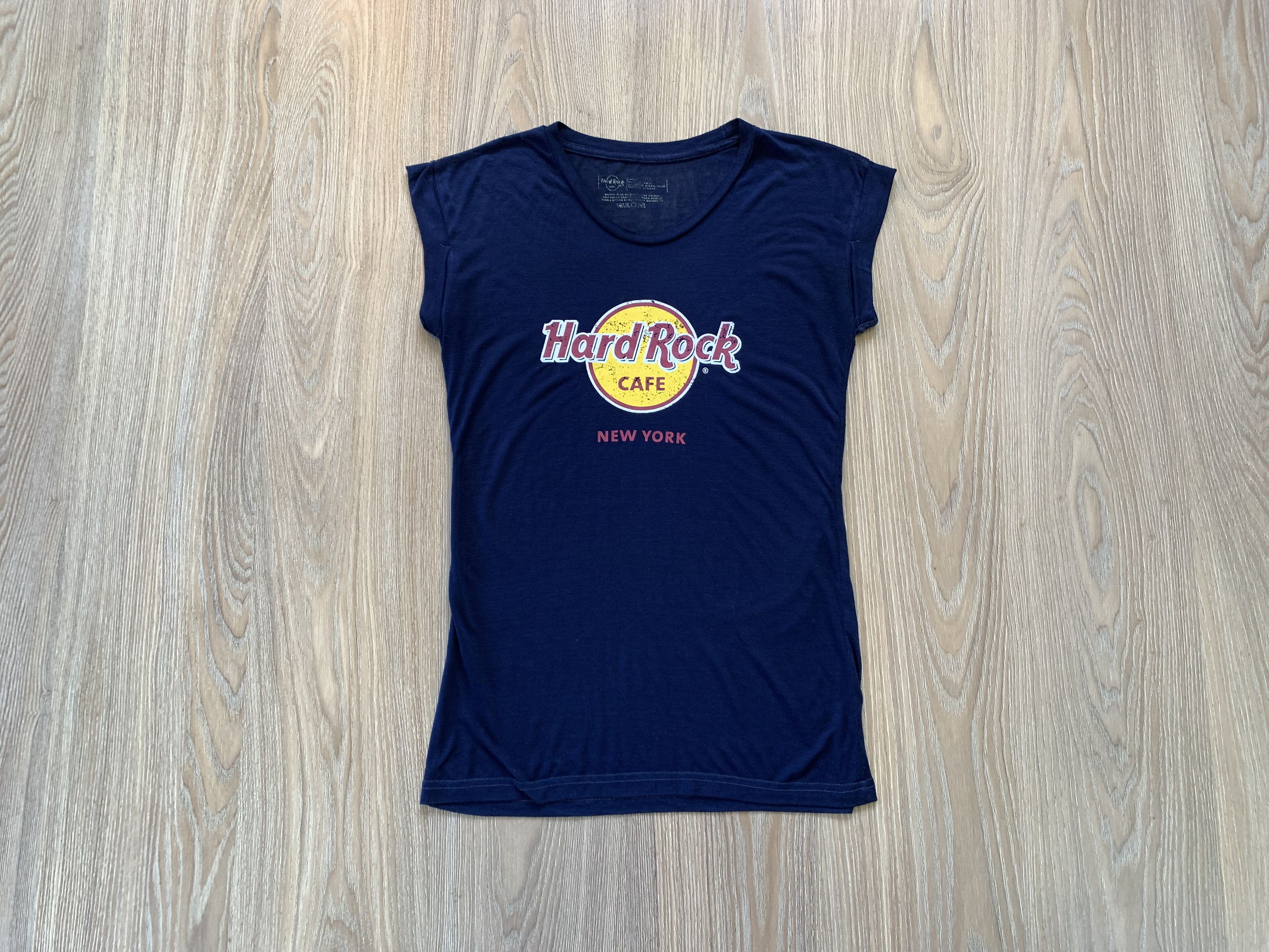 Hard Rock Cafe Women’s Hard Rock Cafe New York Navy Logo T-Shirt Size S / US 4 / IT 40 - 1 Thumbnail