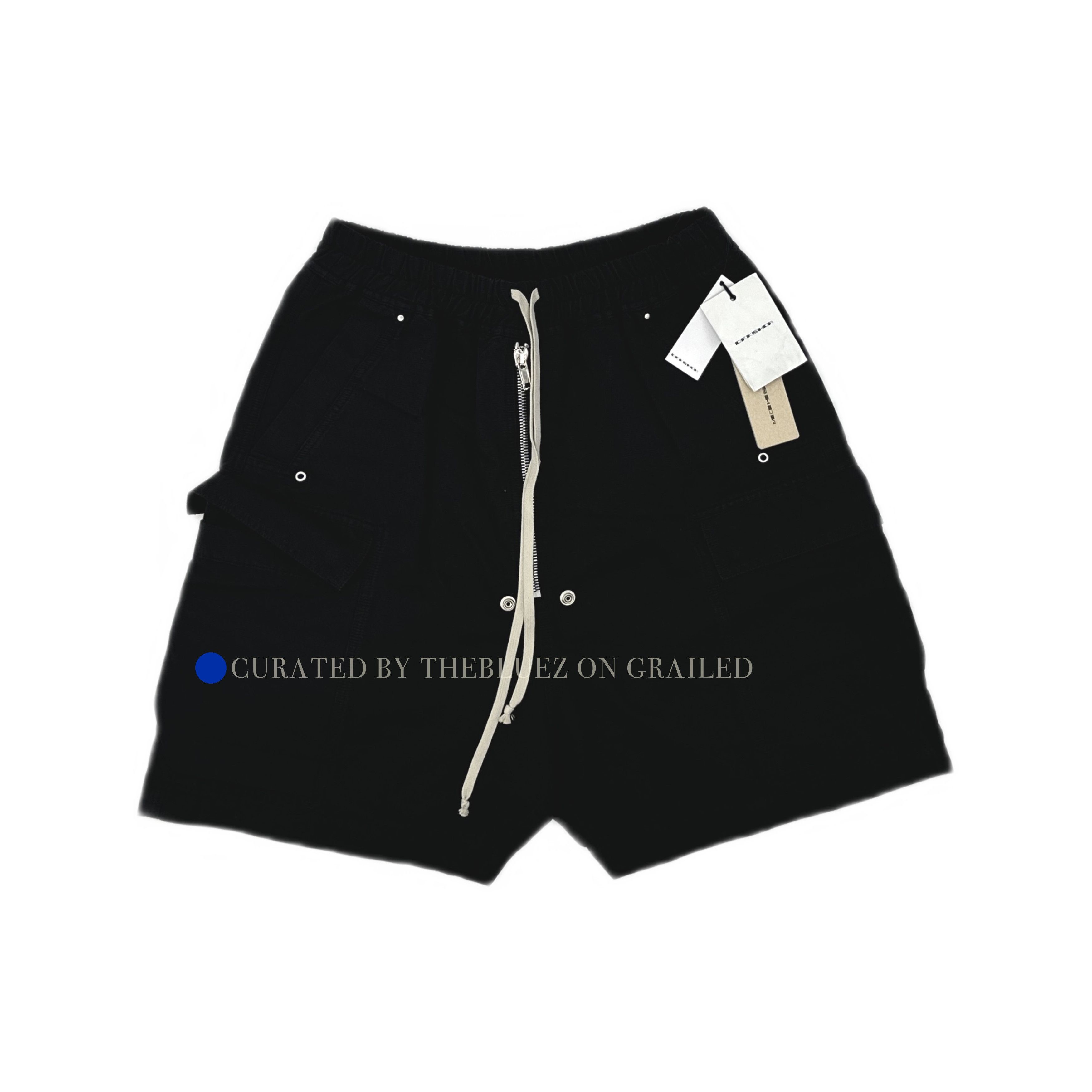 Rick Owens BRAND NEW RICK OWENS LEATHER BIG MOODY SHORTS FW14 SIZE
