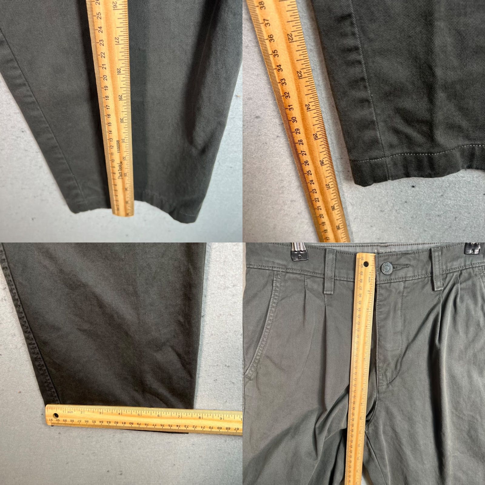 Levi's Levis XX Chino Cargo Pants Loose Straight Leg Size XL Grey w/ Drawstring Size US 36 / EU 52 - 8 Thumbnail