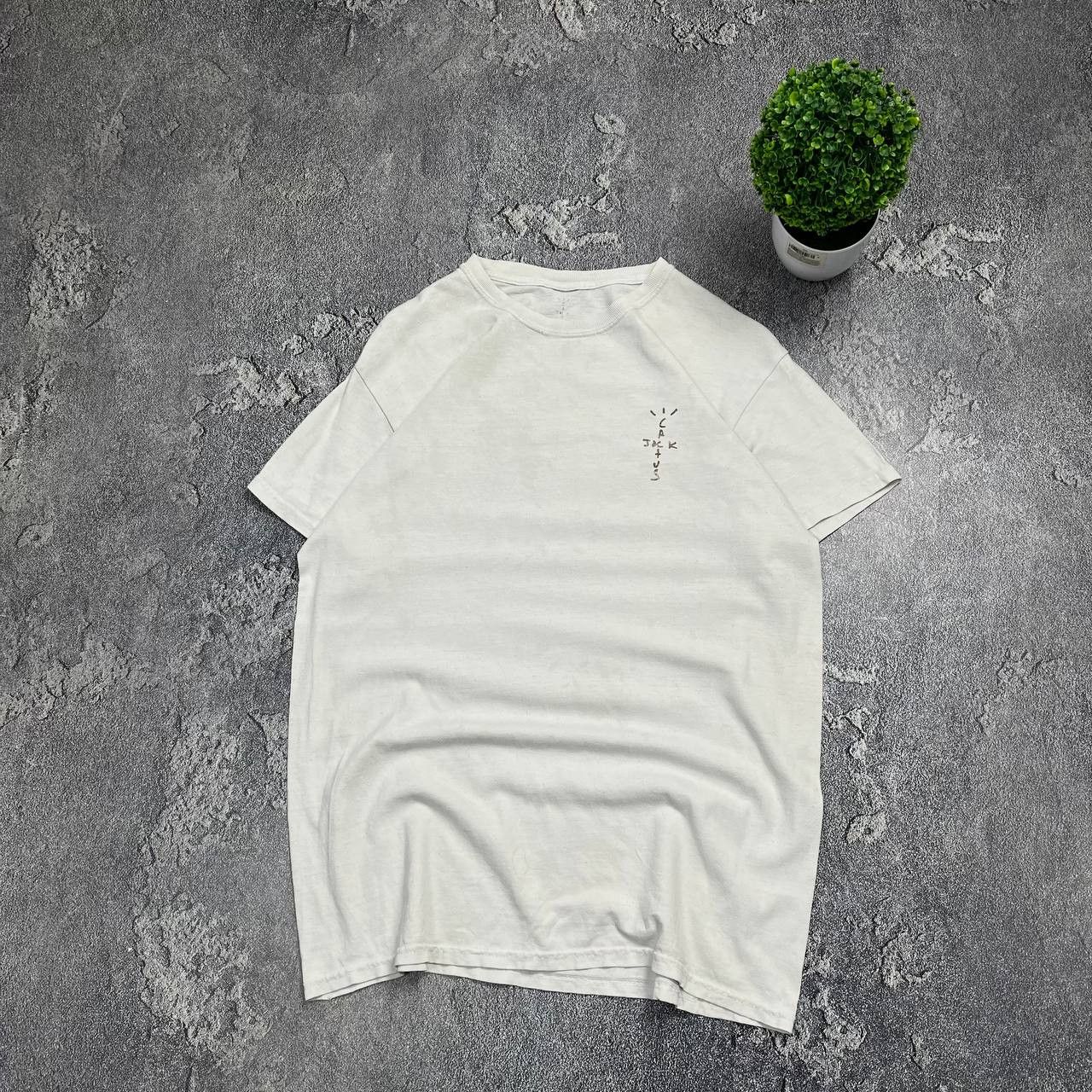 Travis Scott Vintage White Travis Scott Cactus Jack T-Shirt Size M Size US M / EU 48-50 / 2 - 8 Thumbnail