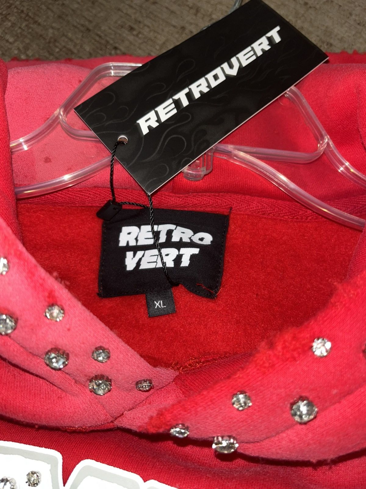 RETROVERT RETROVERT RHINESTONE STAR EAGLE HOODIE Size US XL / EU 56 / 4 - 3 Thumbnail