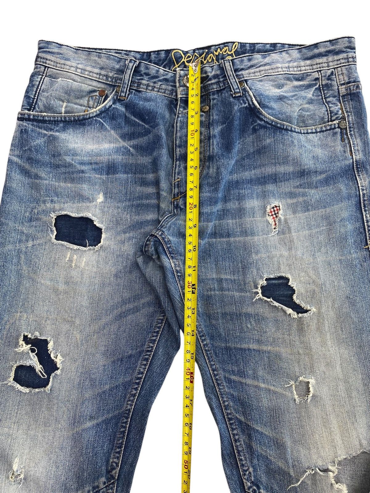 Desigual Desigual Brand Distressed Patchwork Style Loose Jeans Size US 34 / EU 50 - 10 Thumbnail