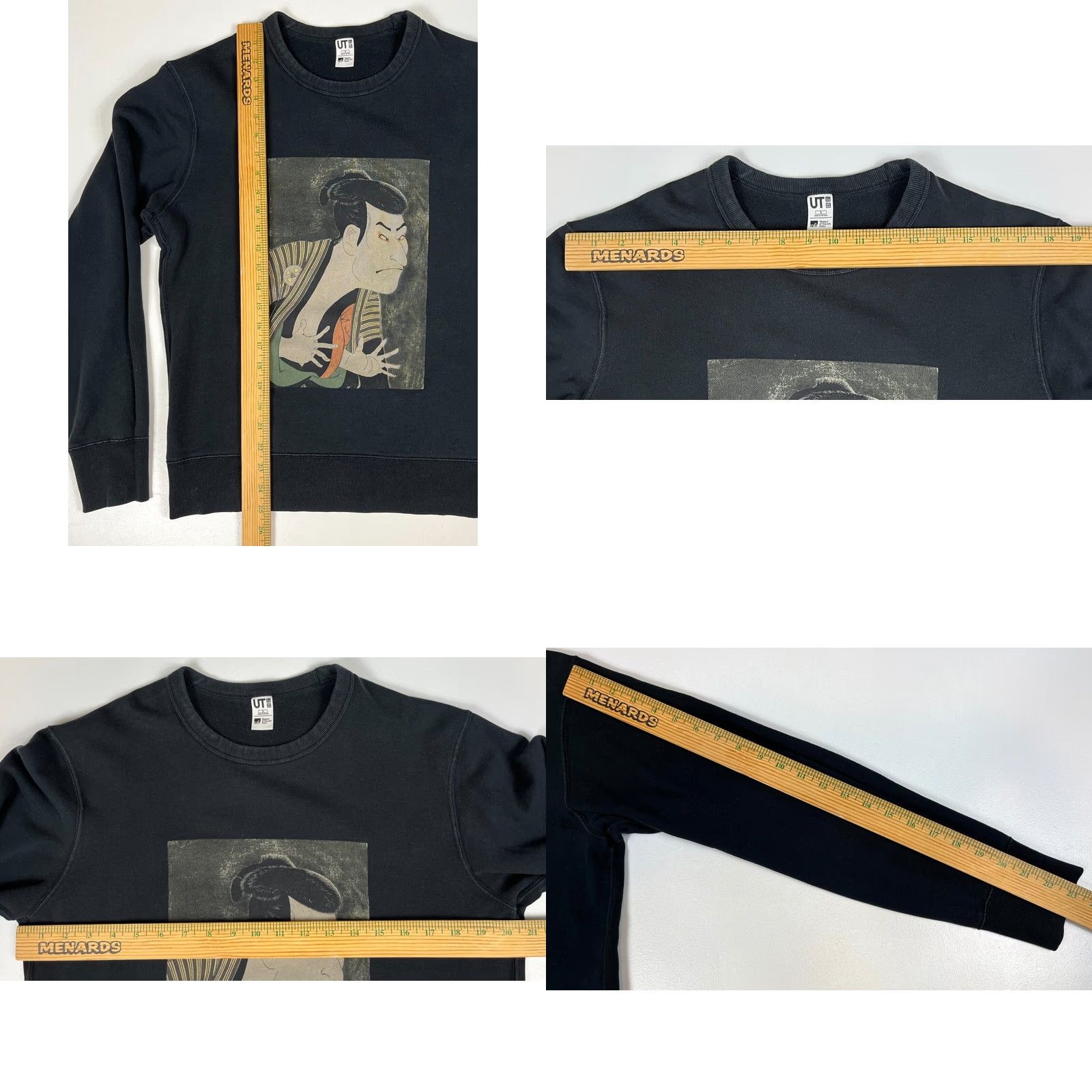 Uniqlo Uniqlo Museum of Fine Arts Boston Crewneck Sweatshirt Unisex Adults S Black Cotton Graphic Print Sweatshirt Size US S / EU 44-46 / 1 - 8 Thumbnail