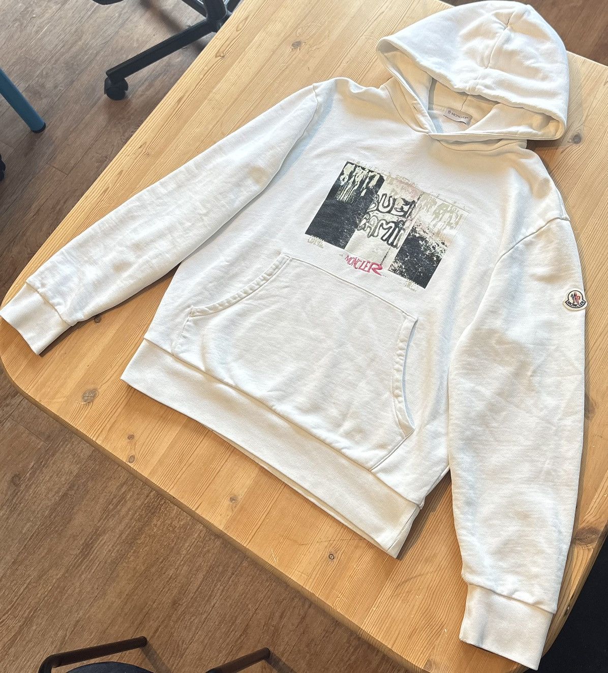 Moncler Moncler Maglia Girocollo Hoodie Size US L / EU 52-54 / 3 - 3 Thumbnail