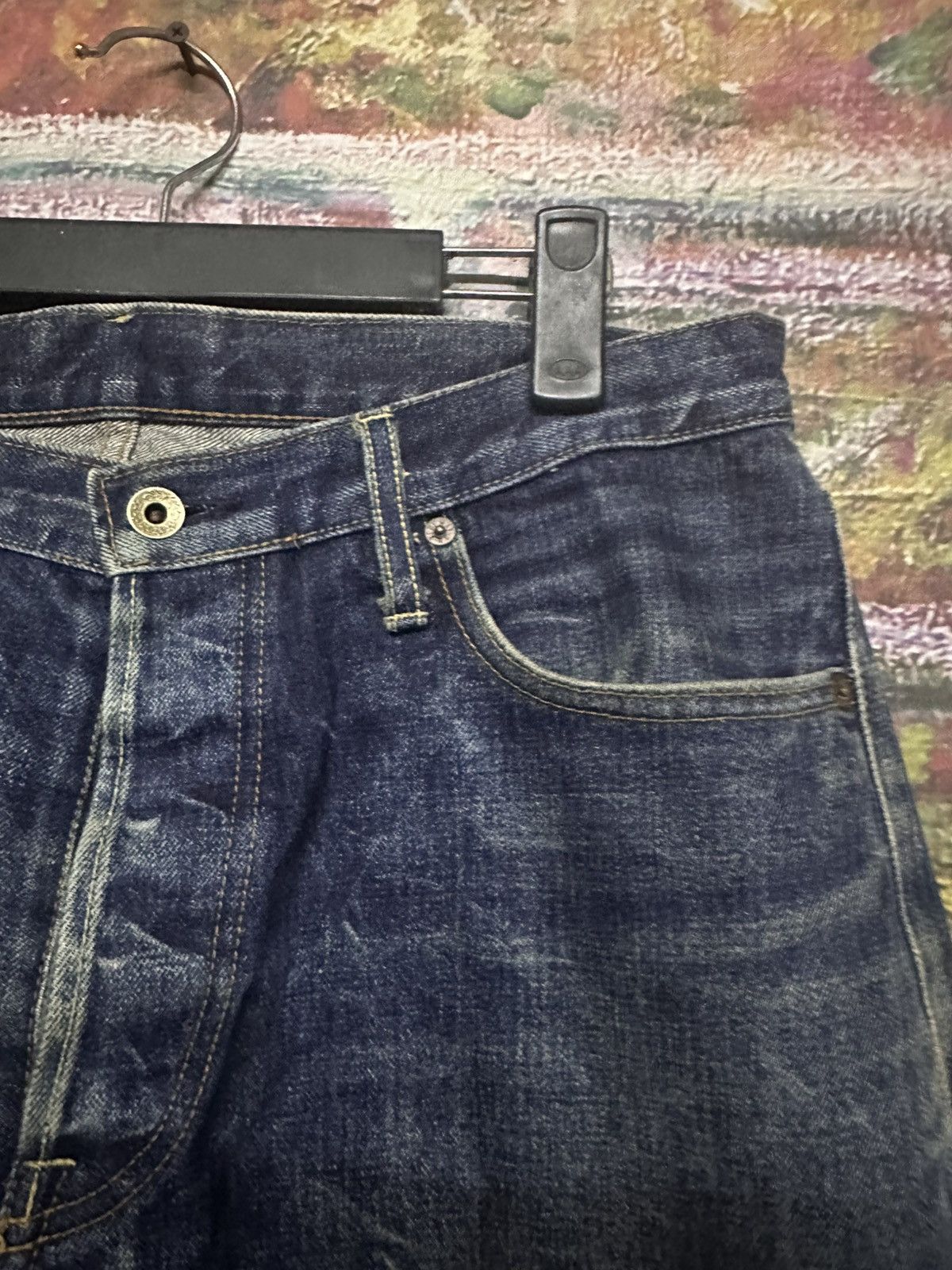 Japanese Brand Vintage Blue Way Jeans Size US 32 / EU 48 - 8 Thumbnail