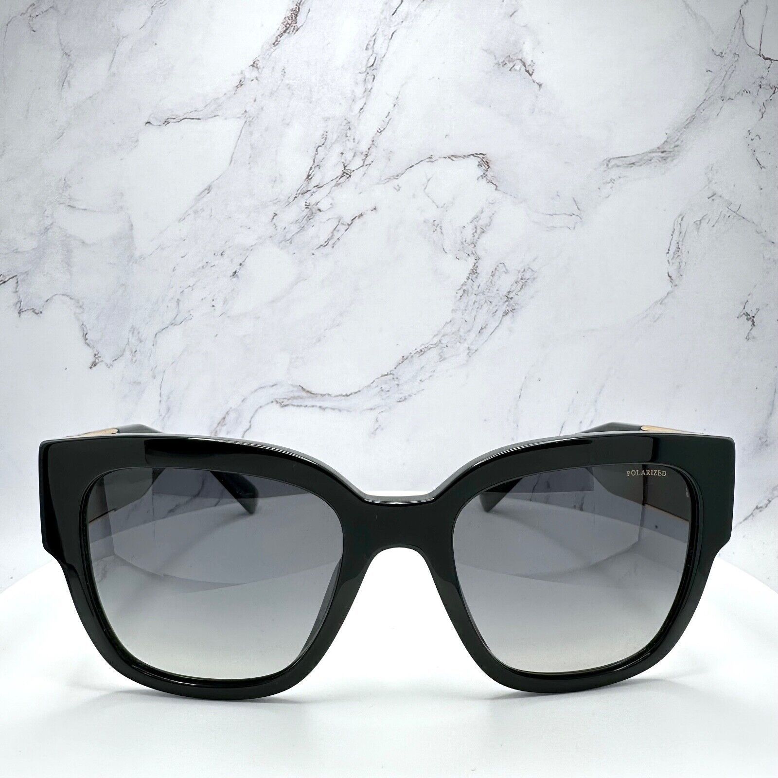 Versace New VERSACE Sunglasses Polarized Black Gold Medusa Square Size ONE SIZE - 8 Thumbnail